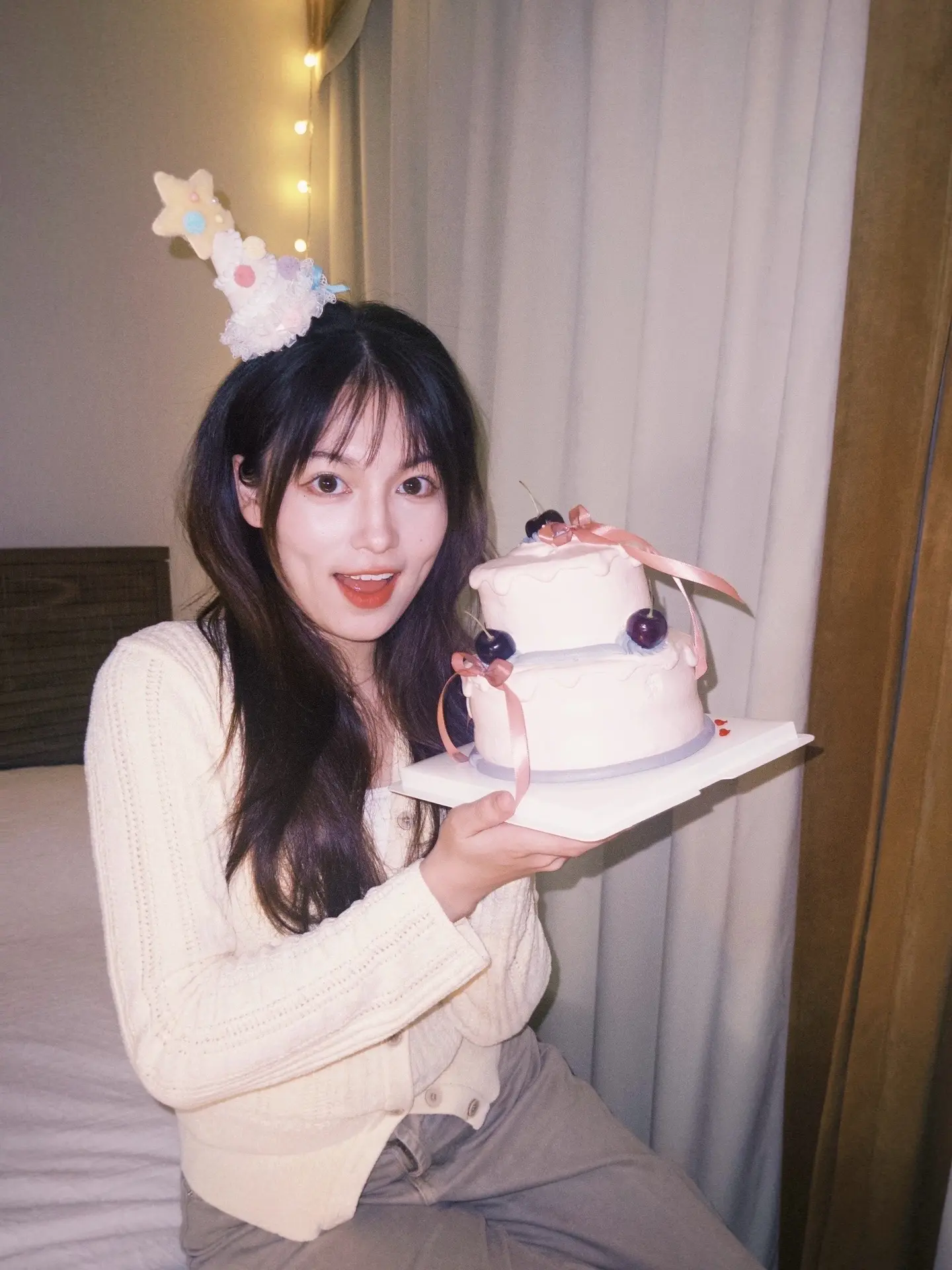 🎂幸福是周末回家过生日。