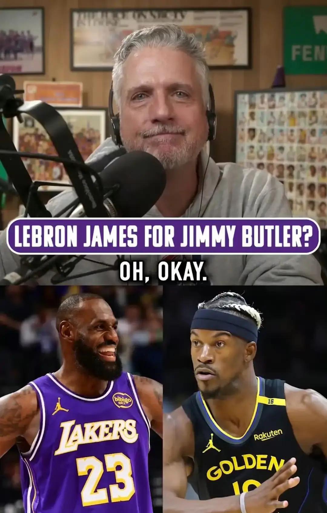 詹姆斯换巴特勒？湖人根本不想干
 
ESPN最新爆料，湖人管理层上周又找詹姆斯团