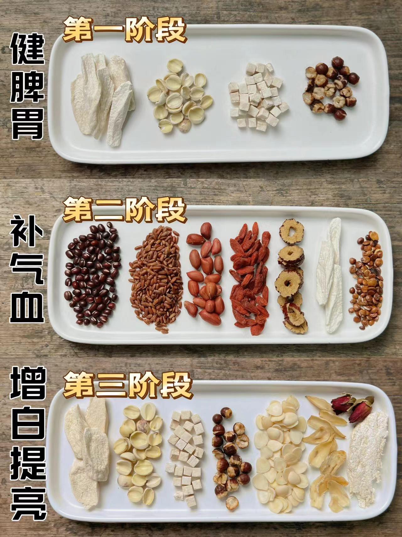 养生顺序不能乱❗先健脾→再补气血→后增白
为什么明明是同龄人，有的人面色红润白嫩