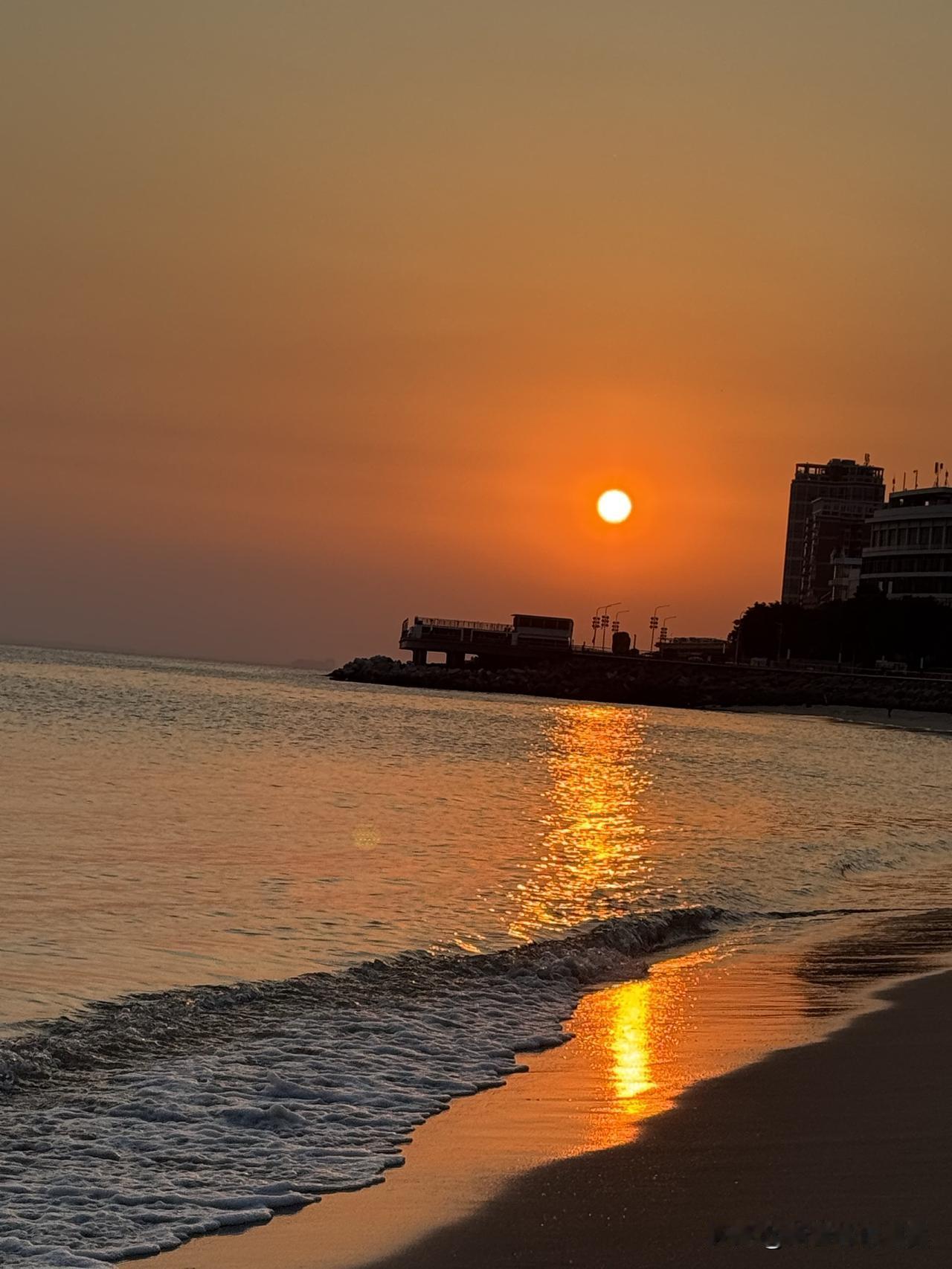 我拍到的落日瞬间