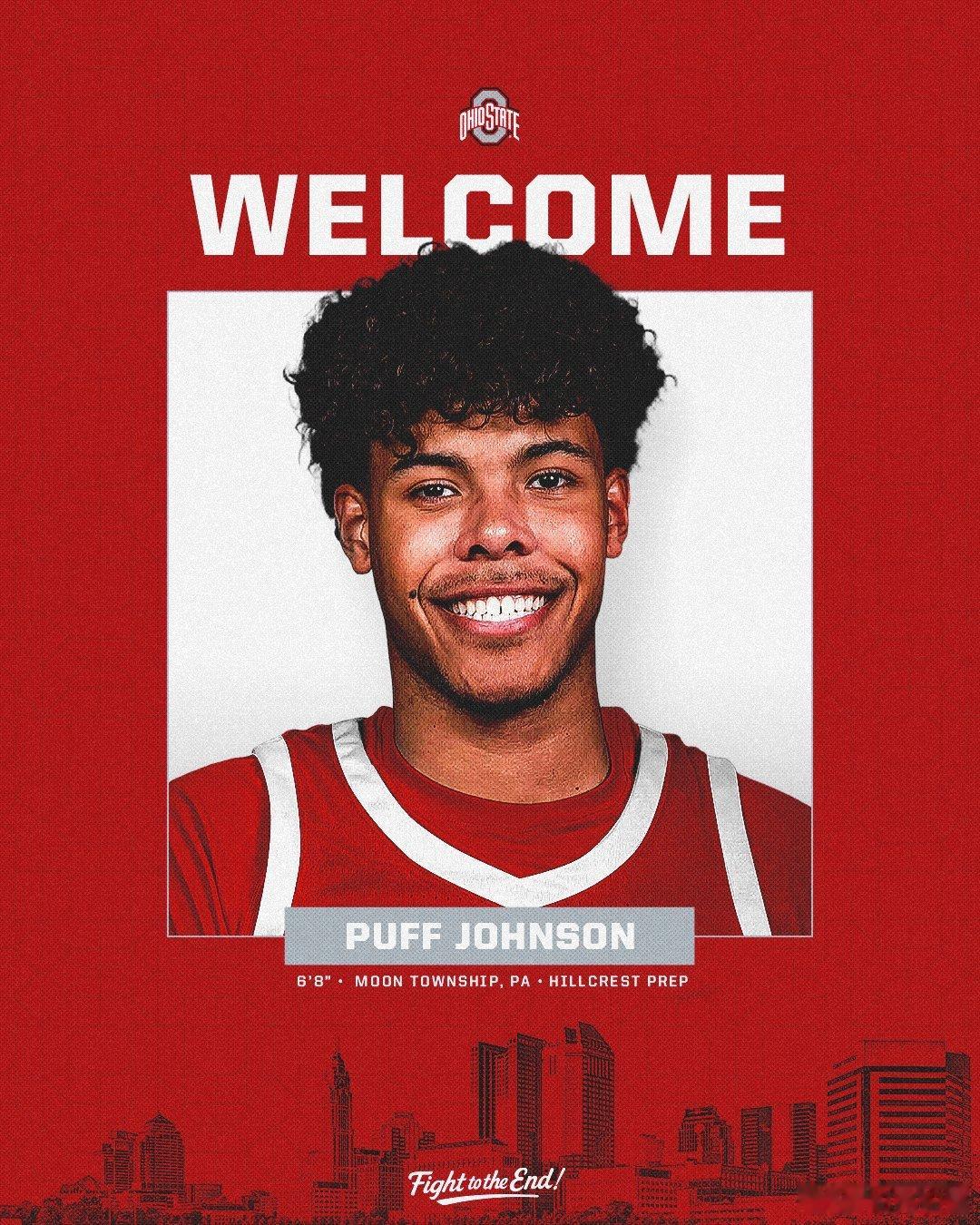 NCAA 25岁的Puff Johnson获批加入俄亥俄州立 