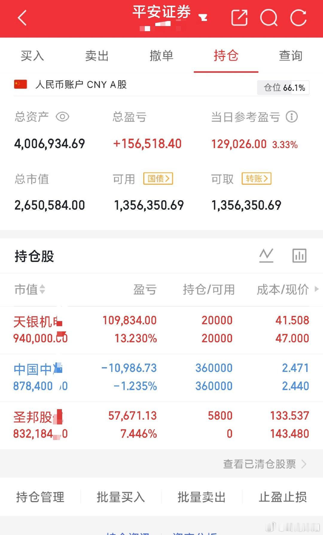 今上午新建仓圣邦、继续格局中冶、天银。今日硬科技赛道再度迎来强势爆发，光通信“易