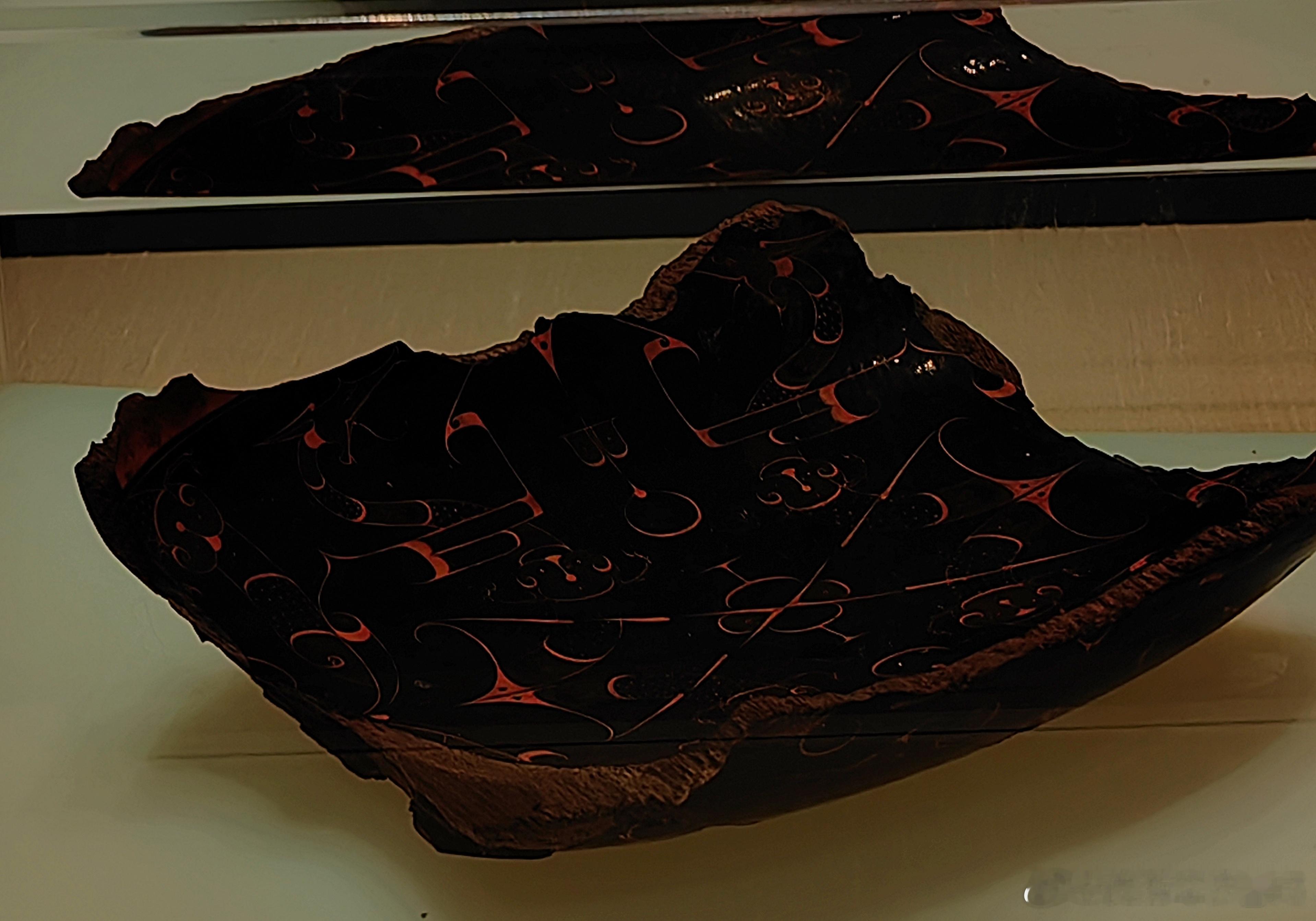 我的2026 【遇见考烈王-安徽淮南武王墩一号墓考古成果展】彩绘漆木耳杯·战国安