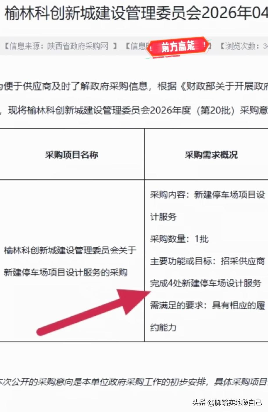 家人们！榆林科创新城又放大招了，一次性规划4座停车场，专门解决大家停车难的烦心事