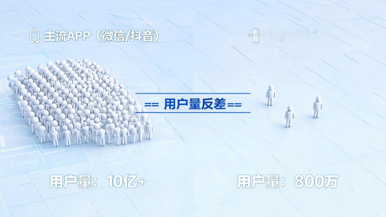 今天刷到个热搜，挺有意思的。
"原来ChatGPT用户才八百万。"
八百万，听着
