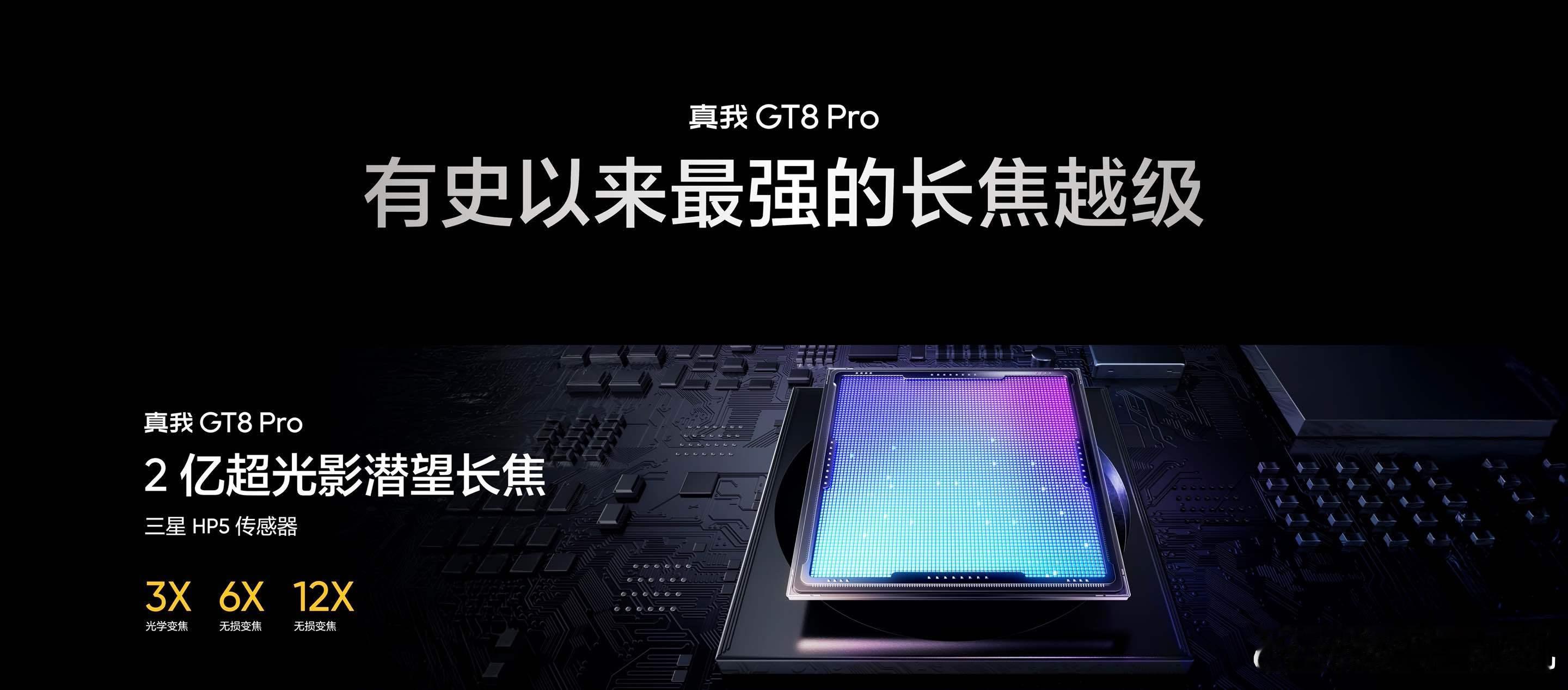 长焦赛道必有真我！真我GT8Pro 搭载2亿超光影潜望长焦，是真我有史以来最强的