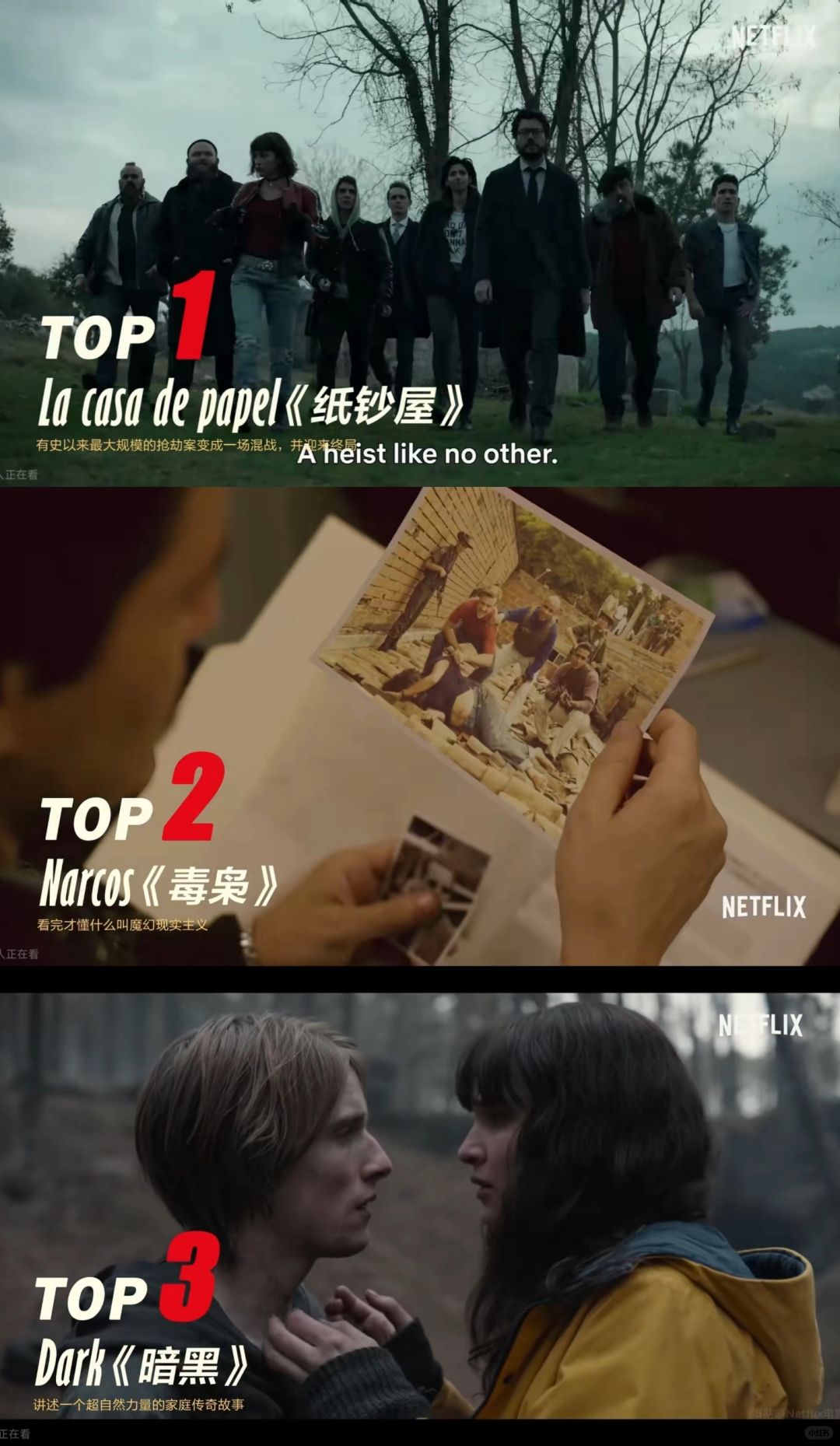 Netflix（网飞）十大最佳剧集