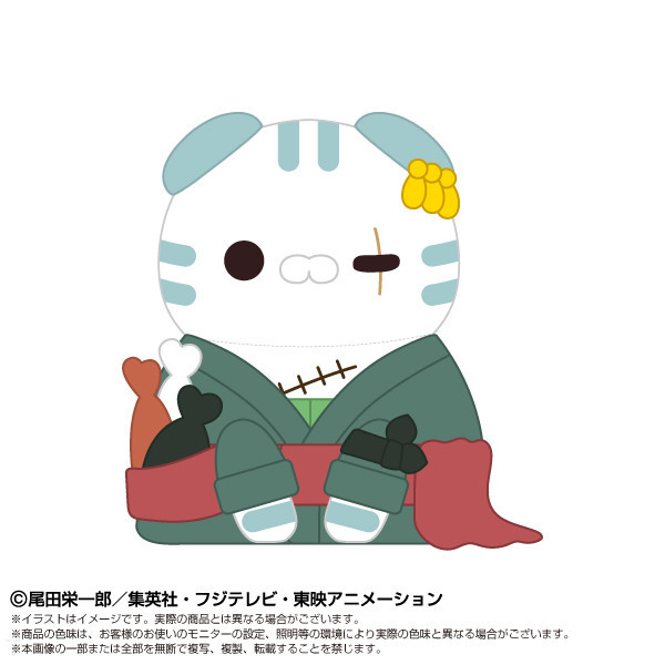 海贼王周边 海贼王“喵Piece喵！”Chibi毛绒玩偶系列确定将于2026年1
