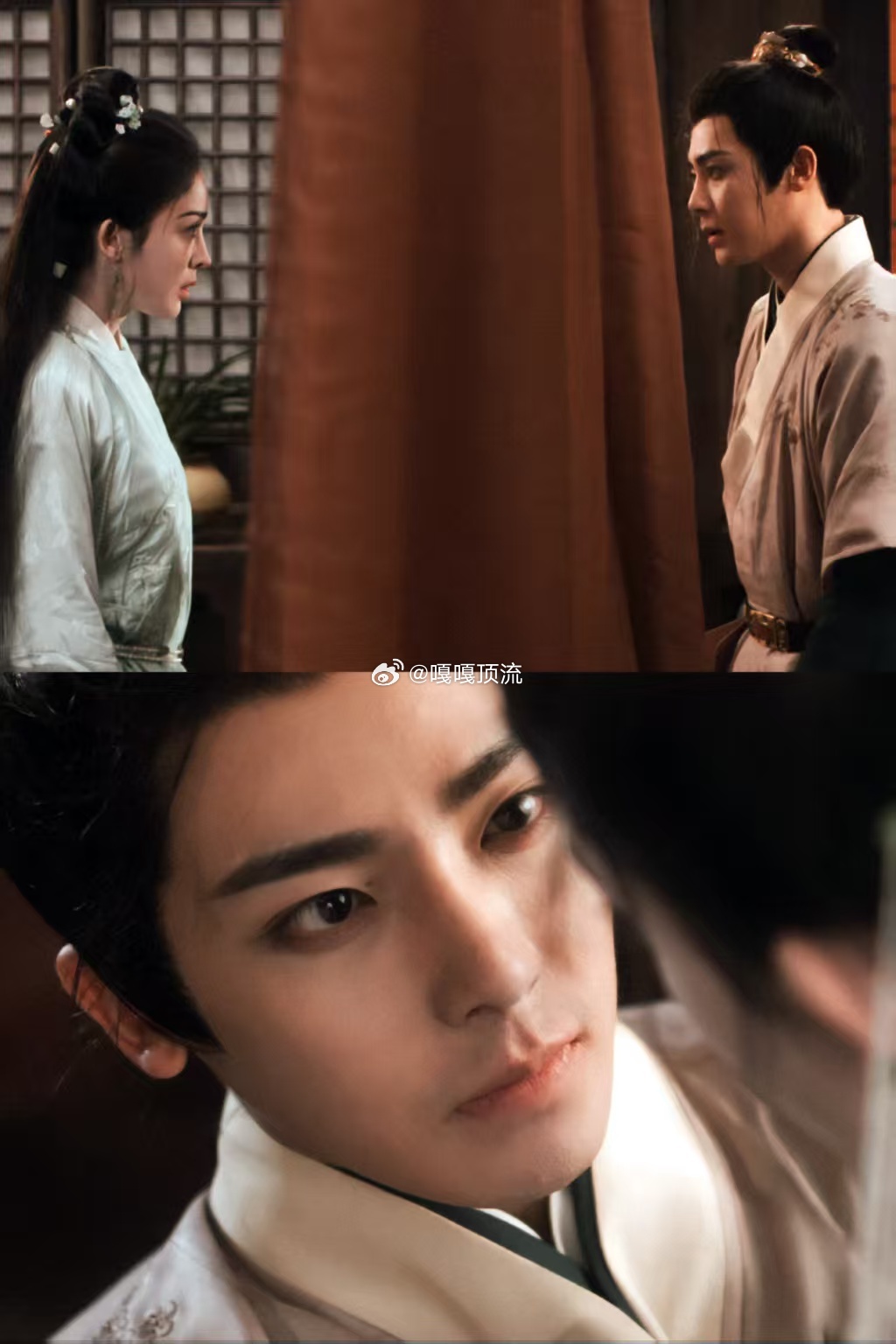 玉茗茶骨耳鬓厮磨给我看红温了 侯明昊的古装扮相适配度满分，《玉茗茶骨》里和女主的