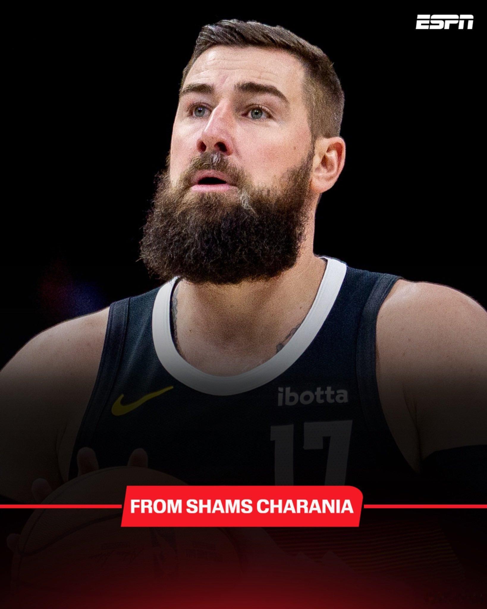 据Shams报道，掘金乔纳斯·瓦兰丘纳斯在昨天对阵多伦多的比赛中右小腿拉伤，经检