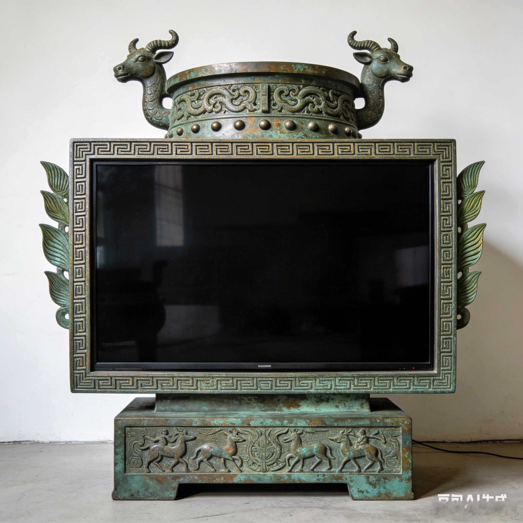 国之大事，在祀（看春晚）在戎（看阅兵）。现在把电视机定为礼器，似乎非常恰当。第三