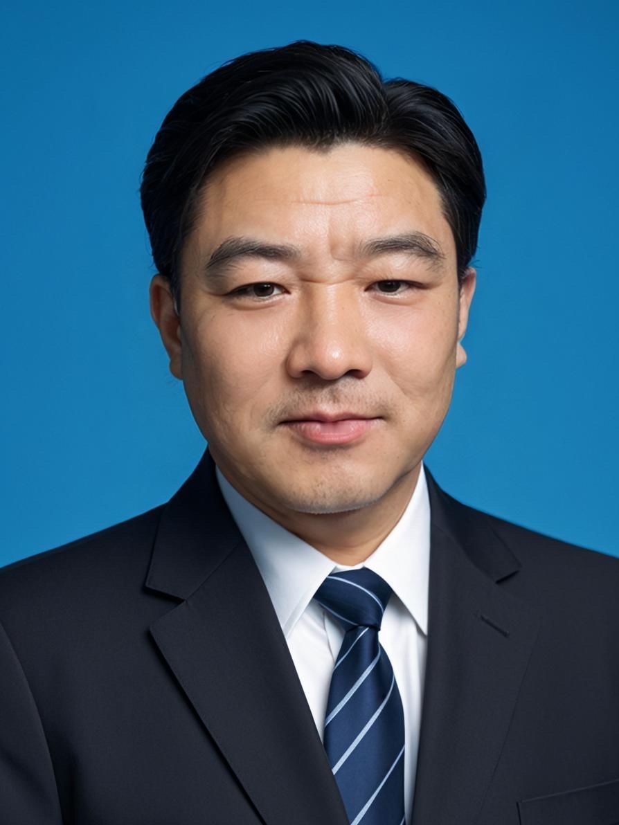 AI西服笑面像 穿西装打领带一看就是讲究人