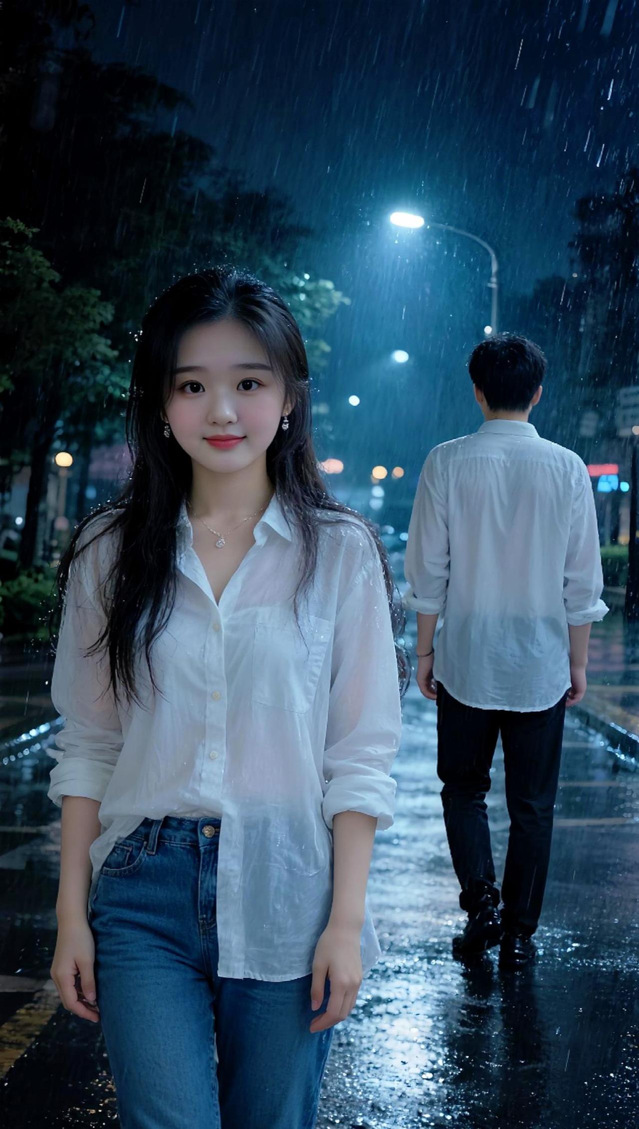 夜雨写真 雨夜治愈