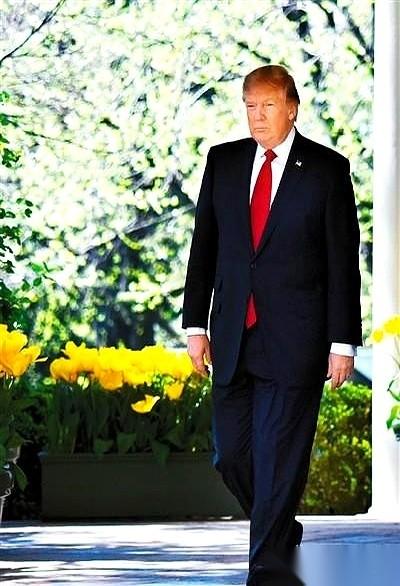 美国总统特朗普，当着全世界的面，一句话就把桌子给掀了。
他对着镜头，嘴角一撇，没