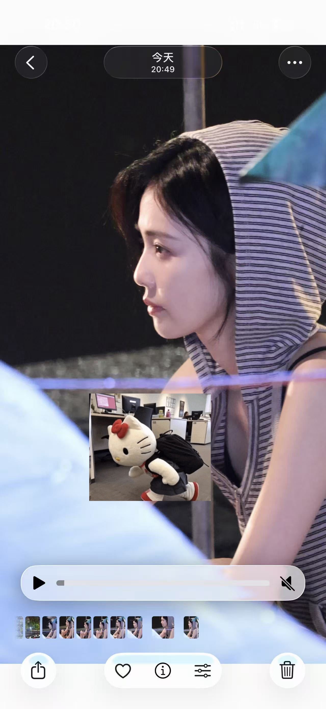 这个侧脸