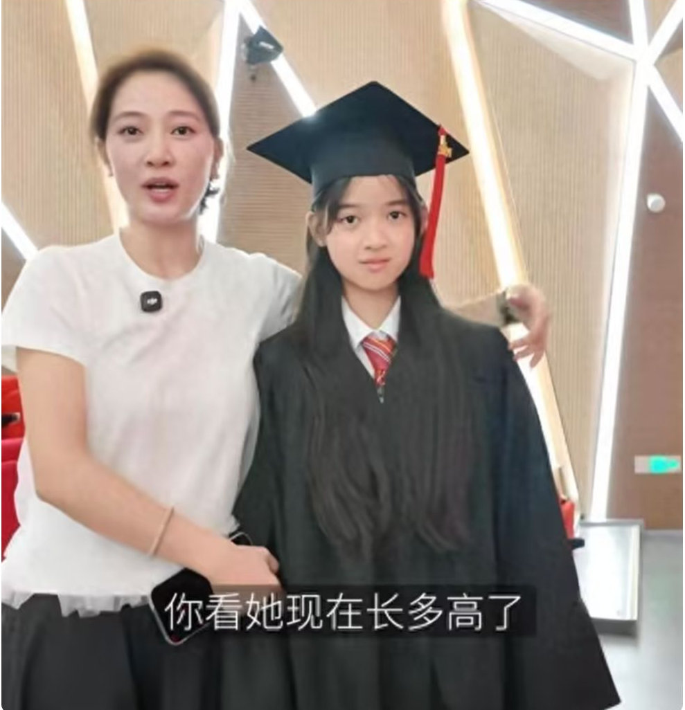 嫁大9岁二婚男星，9年生2女，如今12岁大女儿为出国留学做准备？ 