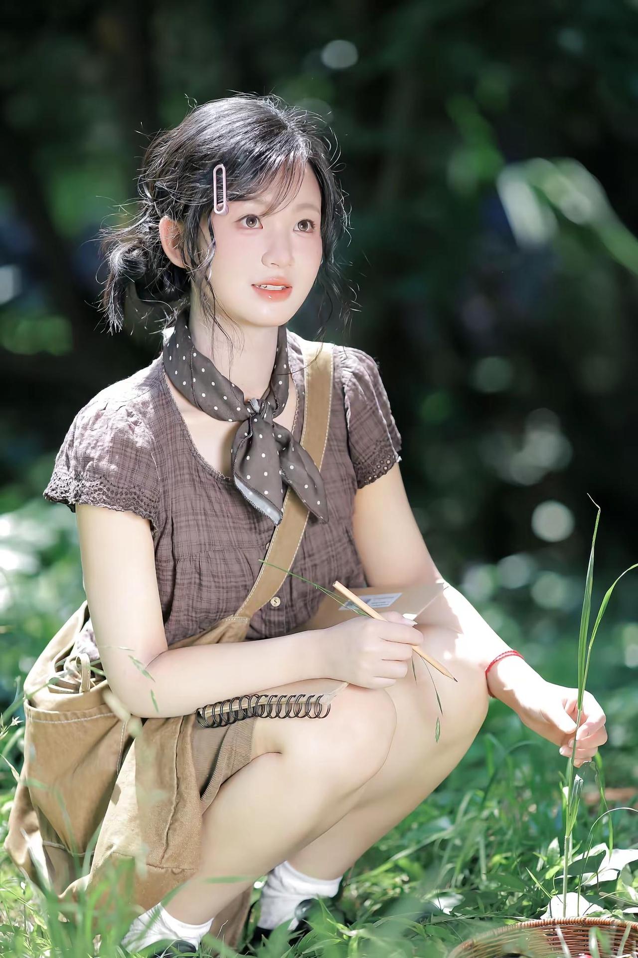微笑再美再甜不是你的都不特别。圈圈的第二组清透氧气感