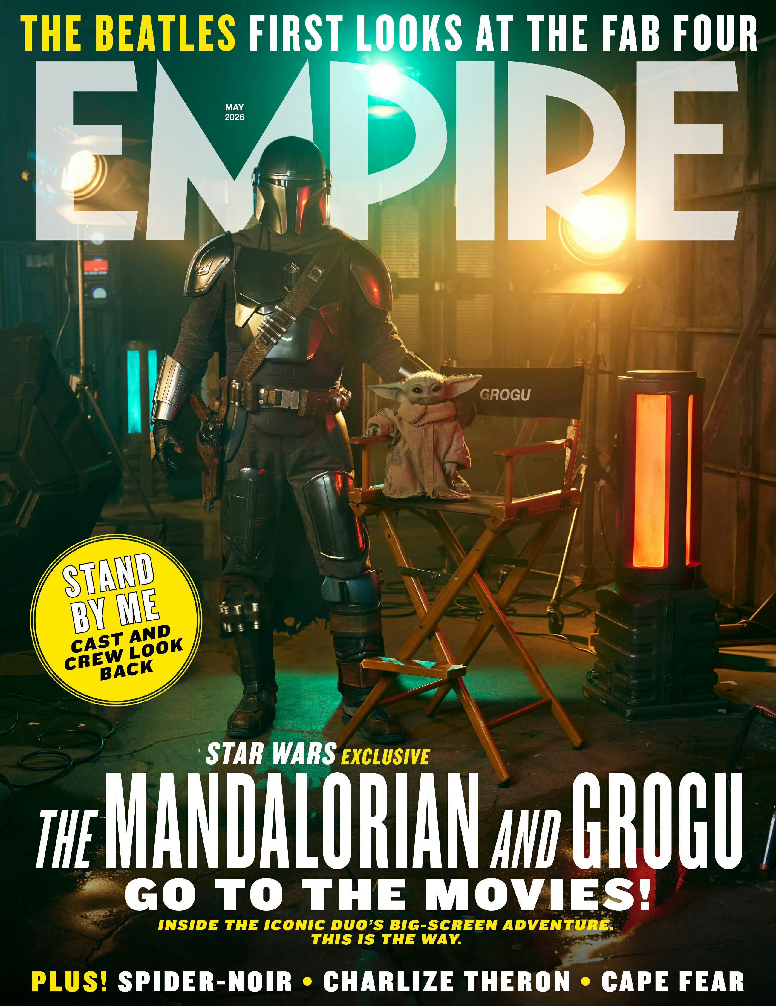 欢乐有爱！《曼达洛人与古古》登上《Empire》杂志最新一期封面，并曝光剧照：佩
