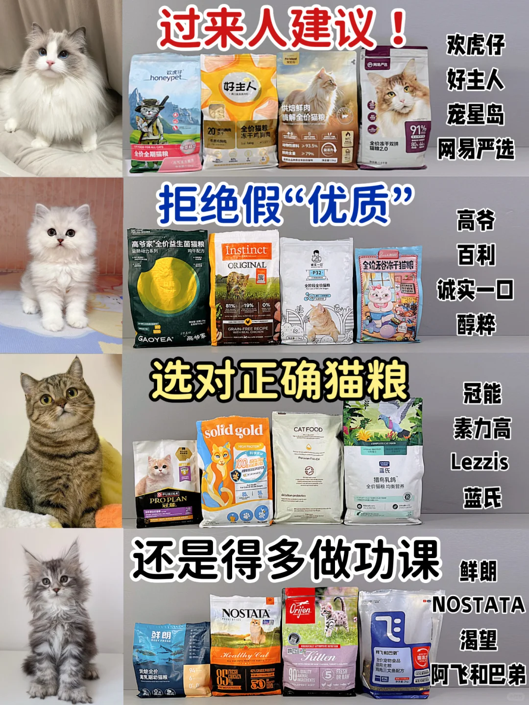 🐈注意假“优质”猫粮❗看看是不是你在喂