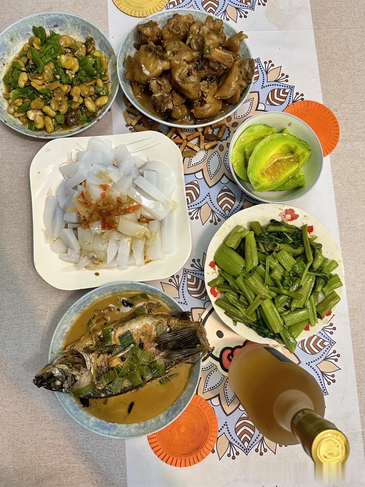 忙忙碌碌，应酬太多，不知不觉一周时间过去，周末终于一家人聚在一起，晚上做几个家常