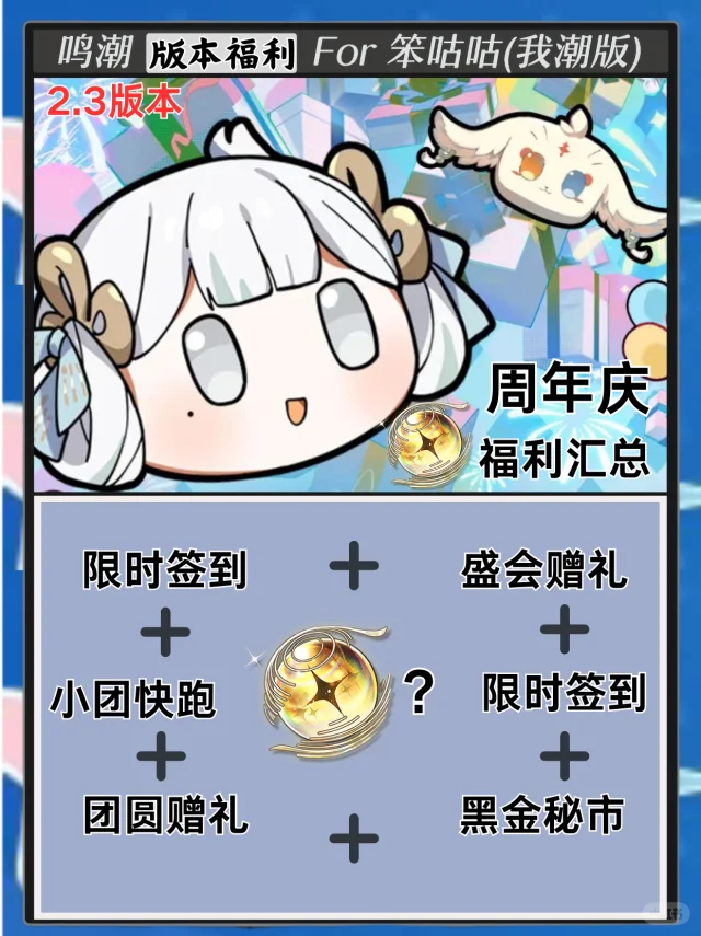 鸣潮｜2.3版本周年庆福利汇总
