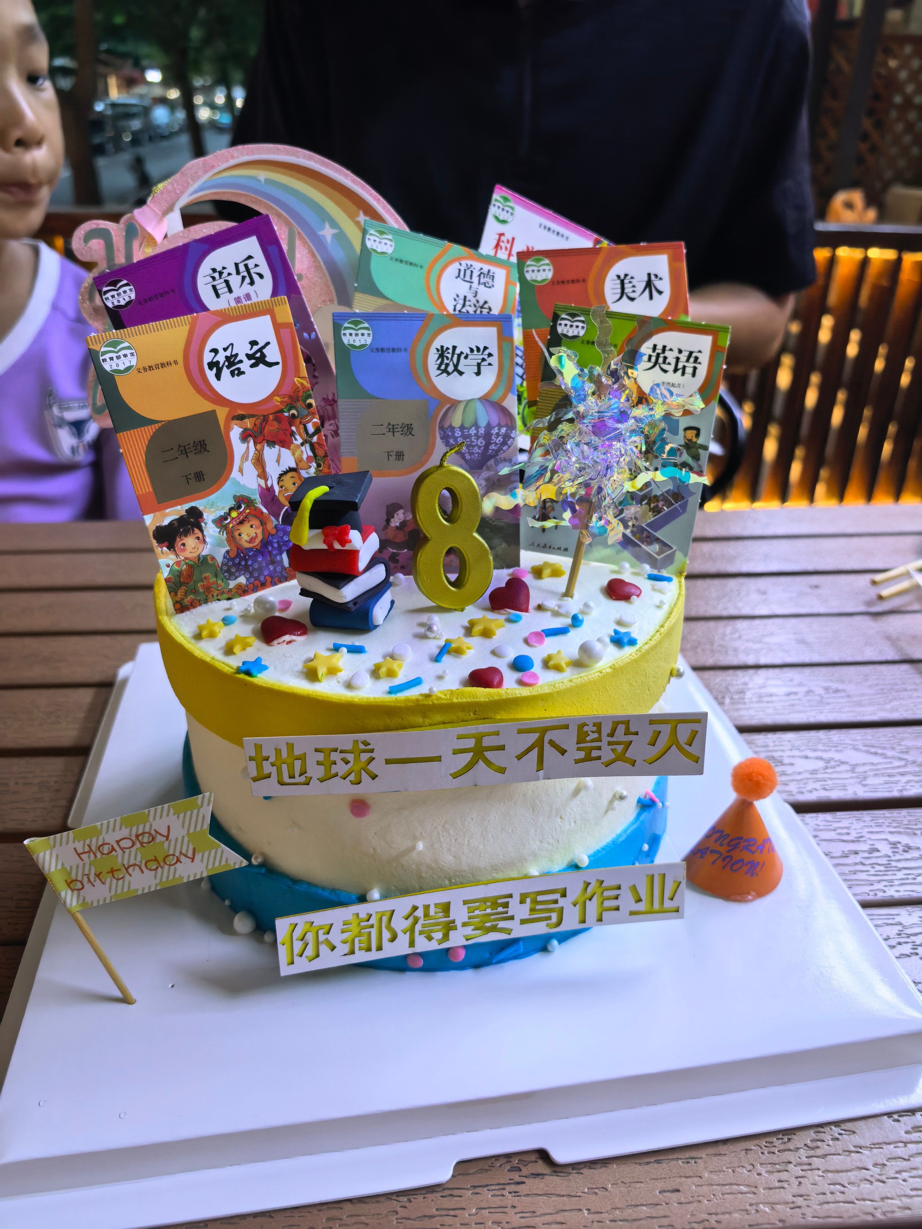 问他喜不喜欢本田 XADV750他说那是什么东西，太丑了好吧那就生日快乐，小伙子