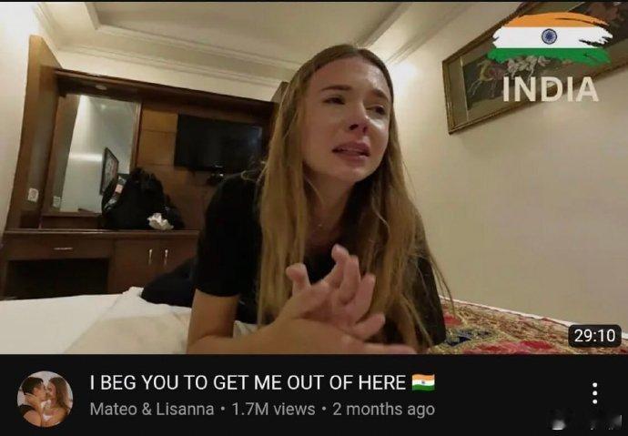 “一个人来印度旅游第一天发布的视频”。[微笑][微笑][微笑] ​​​ ​​​​