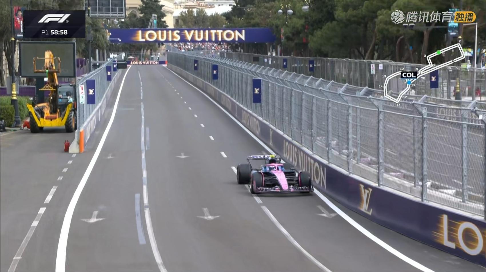 巴库一练开始F12025F1阿塞拜疆大奖赛 ​​​