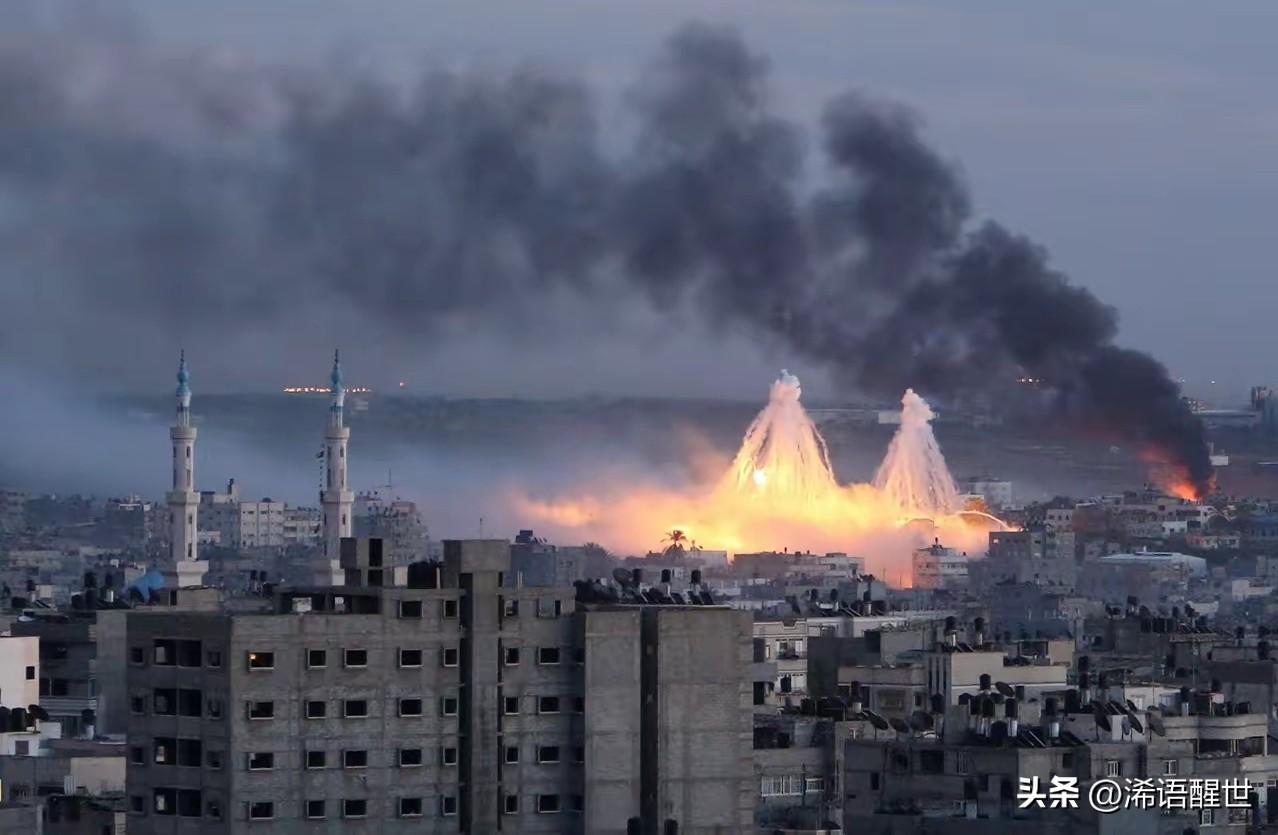 以色列被曝出使用国际上明令禁止的磷弹攻击黎巴嫩，这不仅违反了联合国安理会相关决议