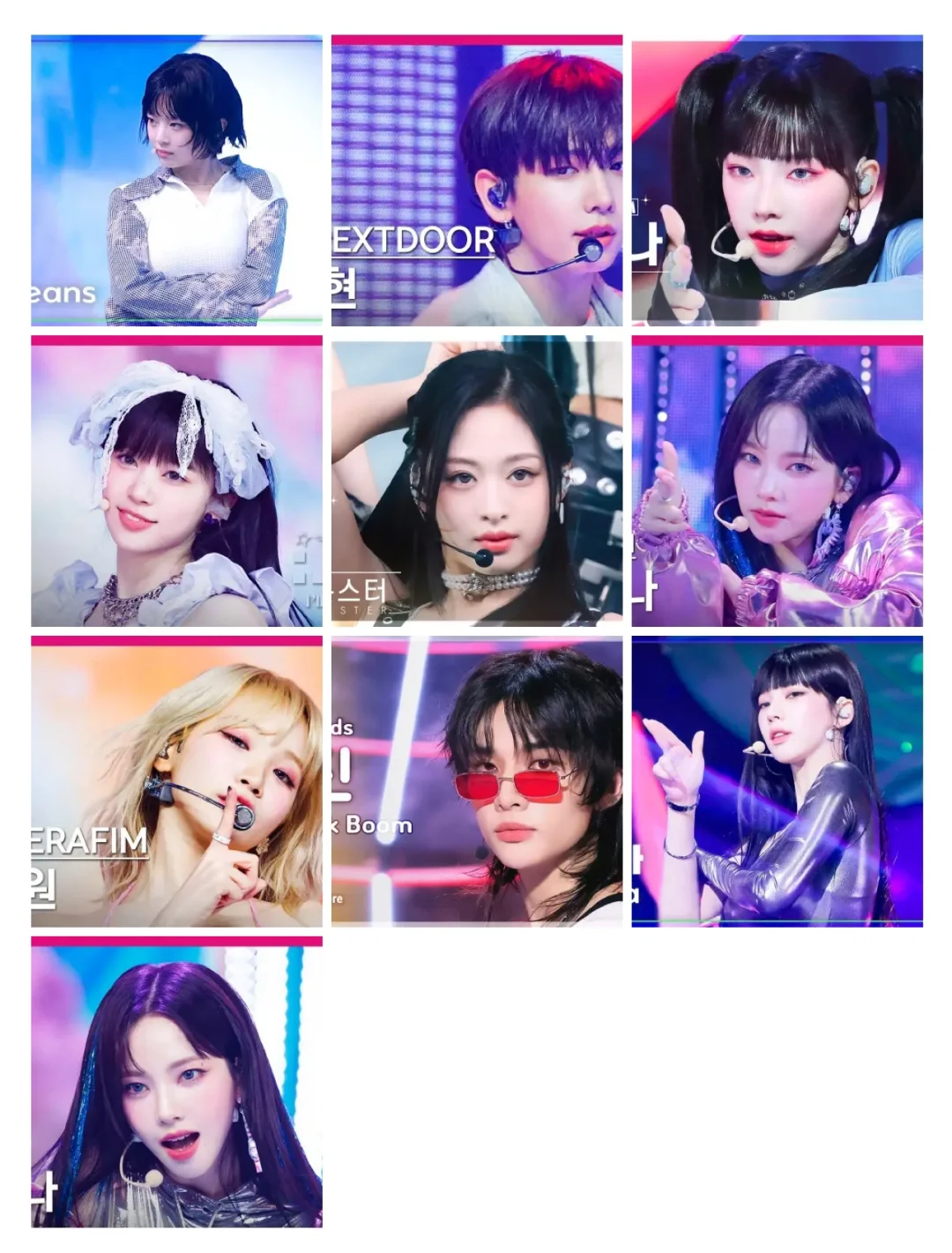 2024年音乐放送个人直拍播放量TOP10