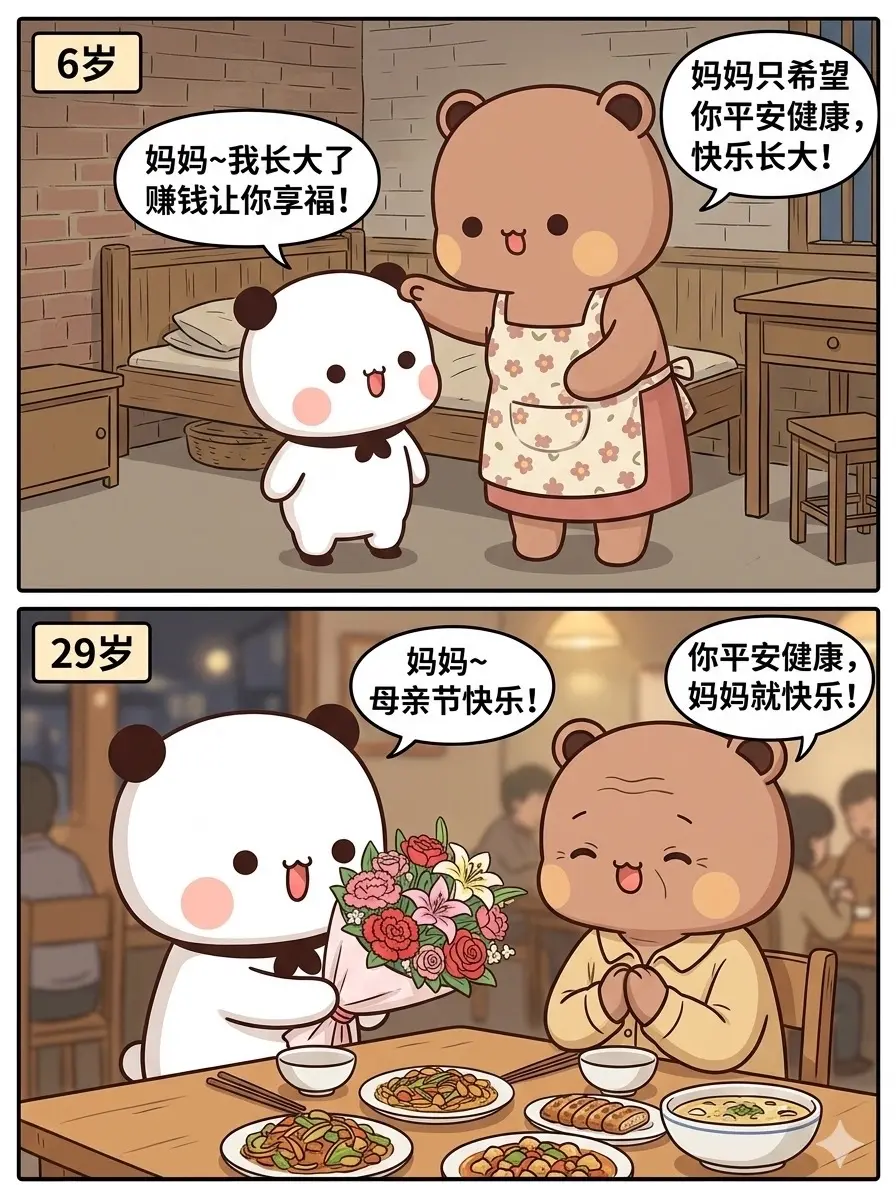 祝所有的妈妈：母亲节快乐，健康无忧！