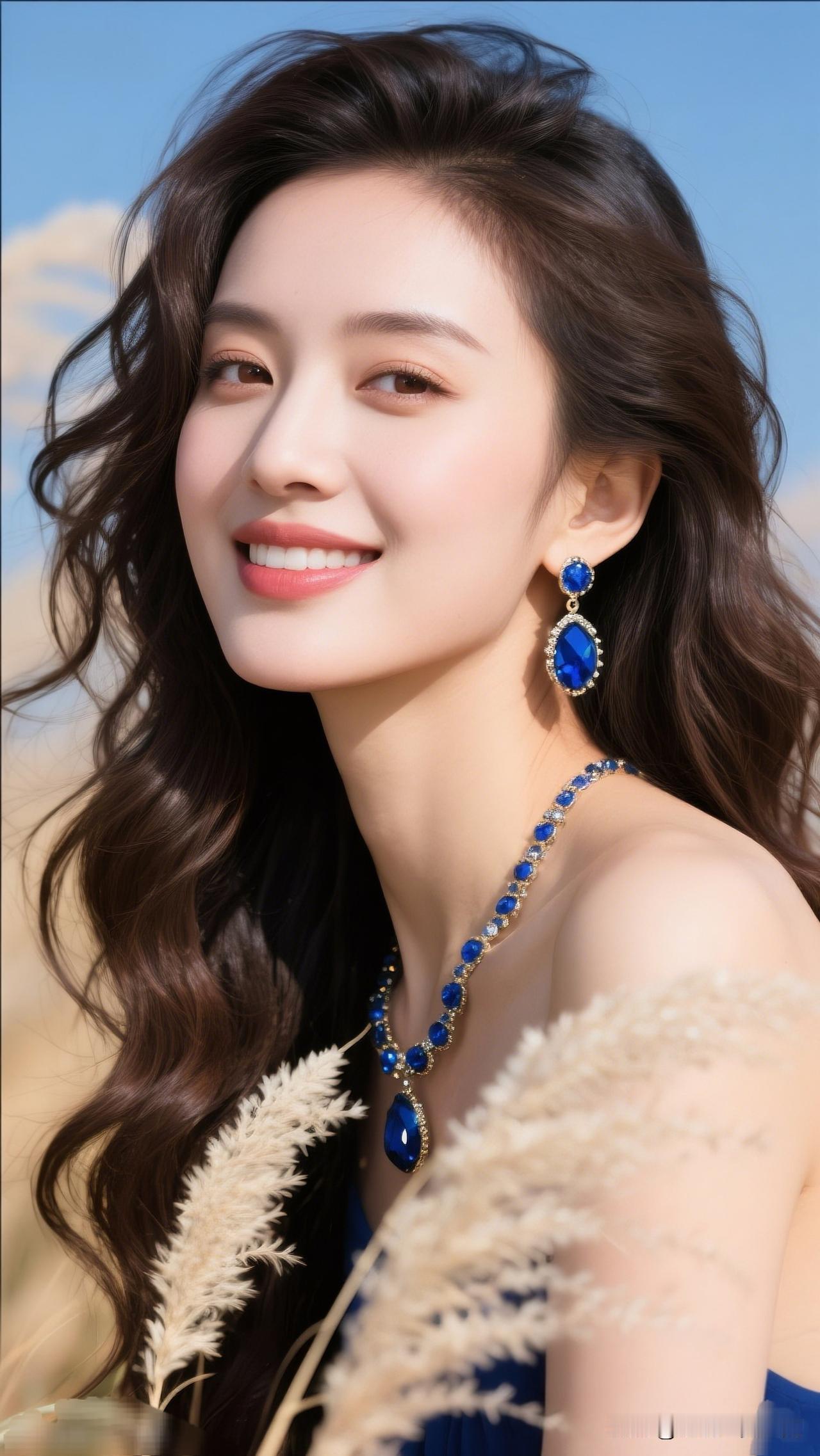 碧玉生辉映笑颜，蓝宝石中见芳华。什么搭配显气质 夏日蓝宝石项链，闪耀你的每一天！