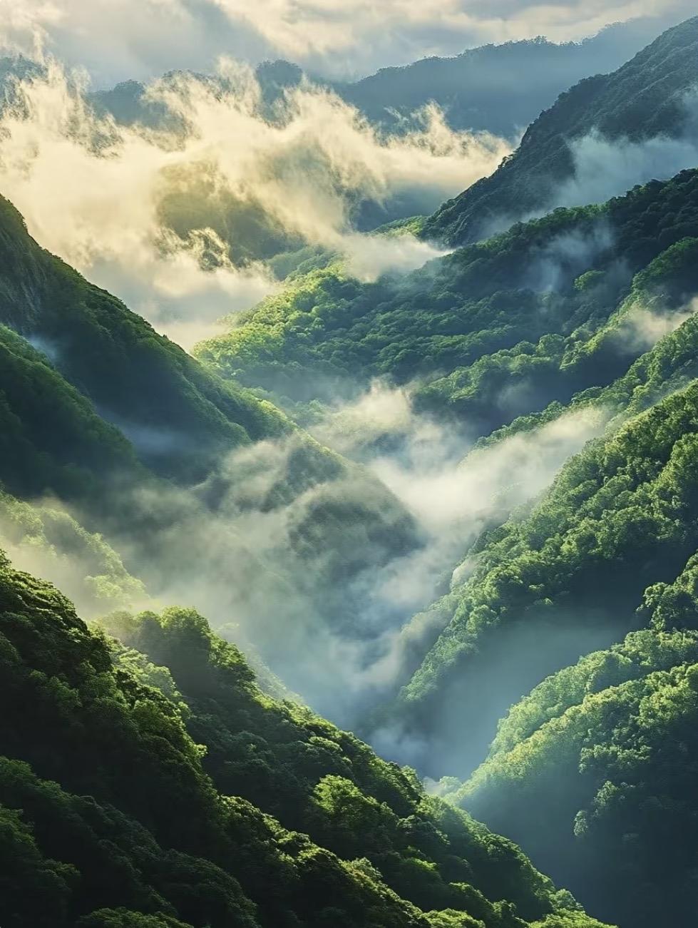 上联：远山云雾绕
下联：幽涧水声寒