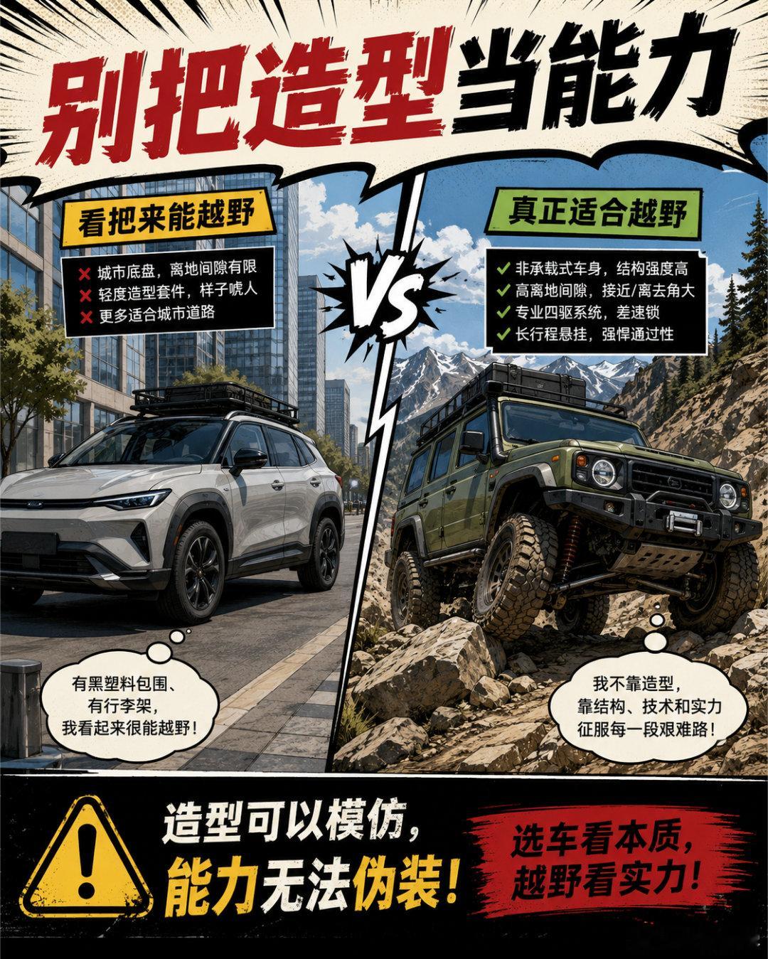 硬派越野是真有用还是大玩具我觉得现在买硬派越野的人，很多并不是天天越野，而是在购