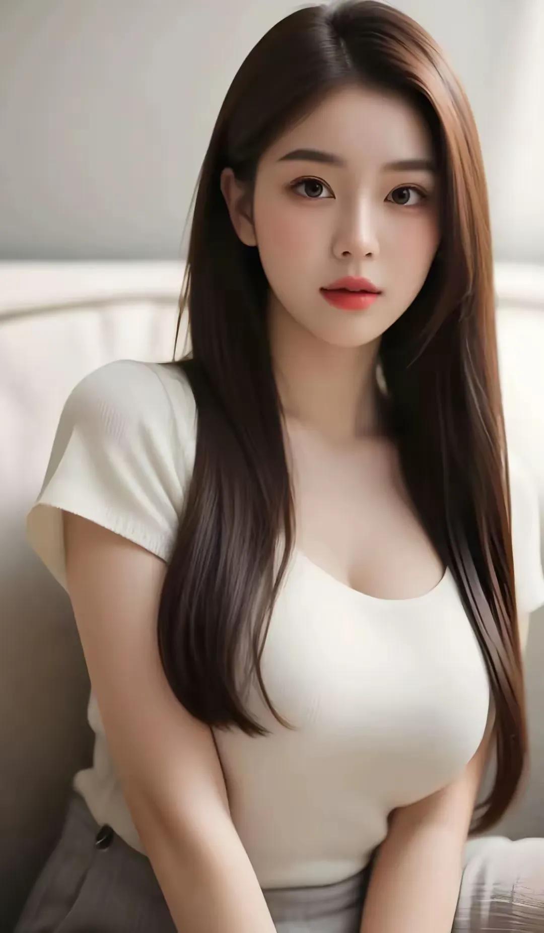 星眸闪烁，朱唇微启，精致面容如春日繁花，每一处线条都勾勒着天赐的绝美，令人心醉神