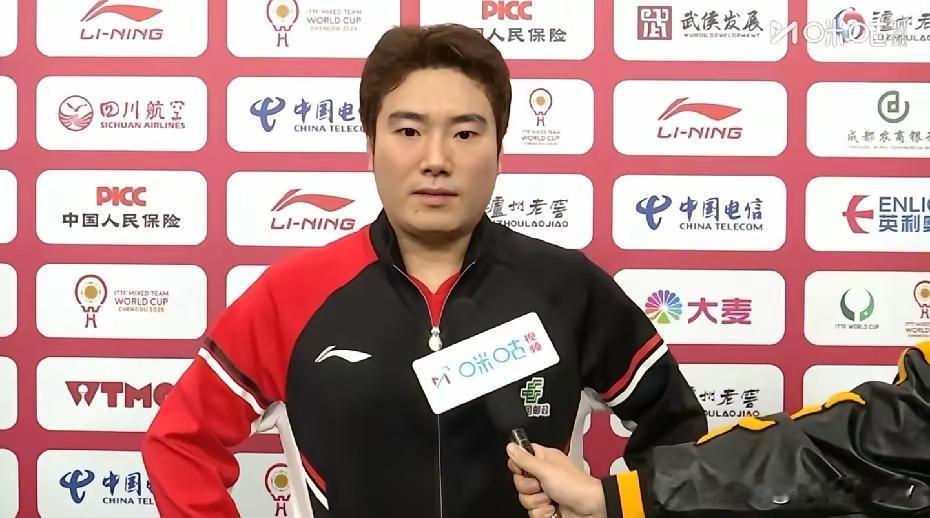 大胖1:2输球后接受记者采访如是说！
一是对手小勒布伦今天发挥极佳，打得非常好。