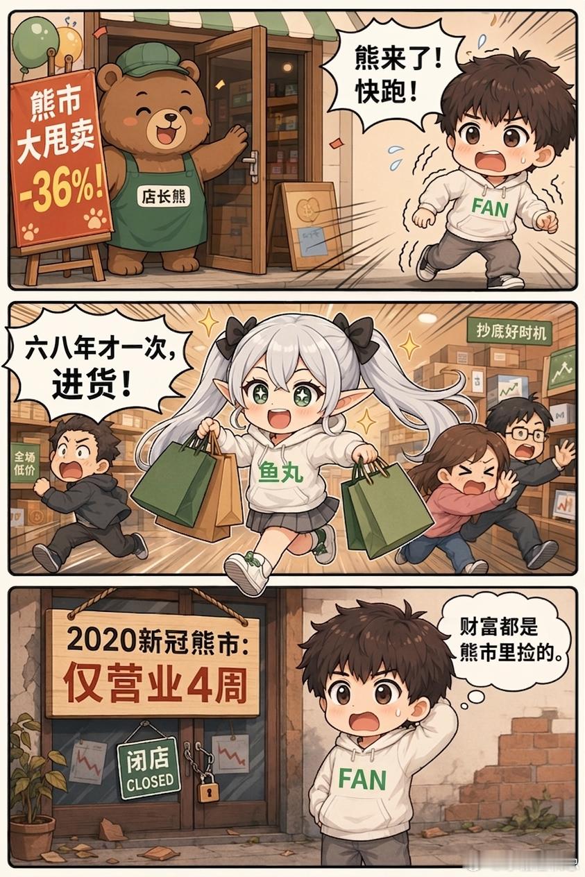 真相：熊市是老天爷发的打折券熊市的脾气：4年来一次，每次持续一年半，平均跌70%