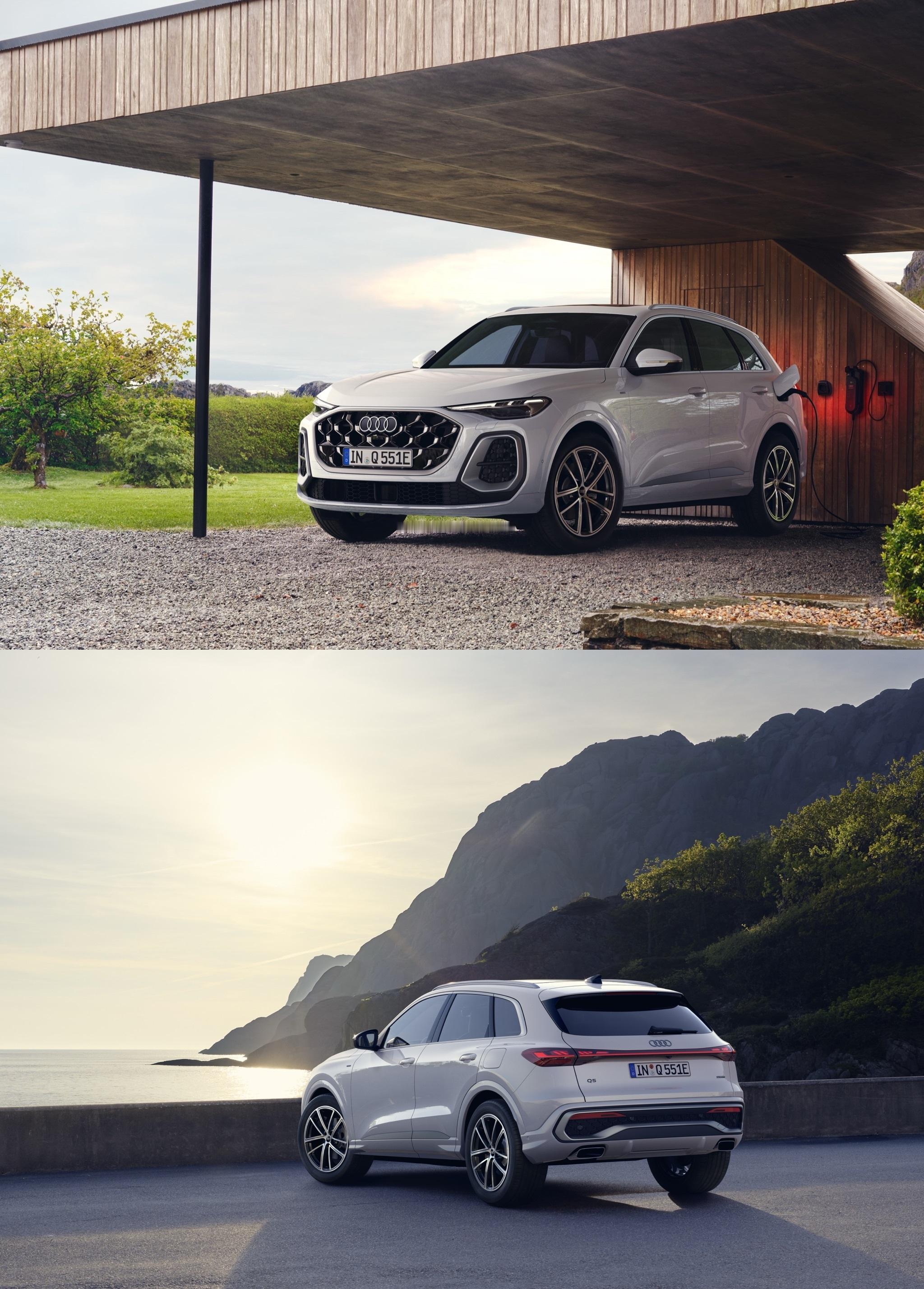 奥迪Q5 e-hybrid quattro插电混动车身提供SUV和Sportba