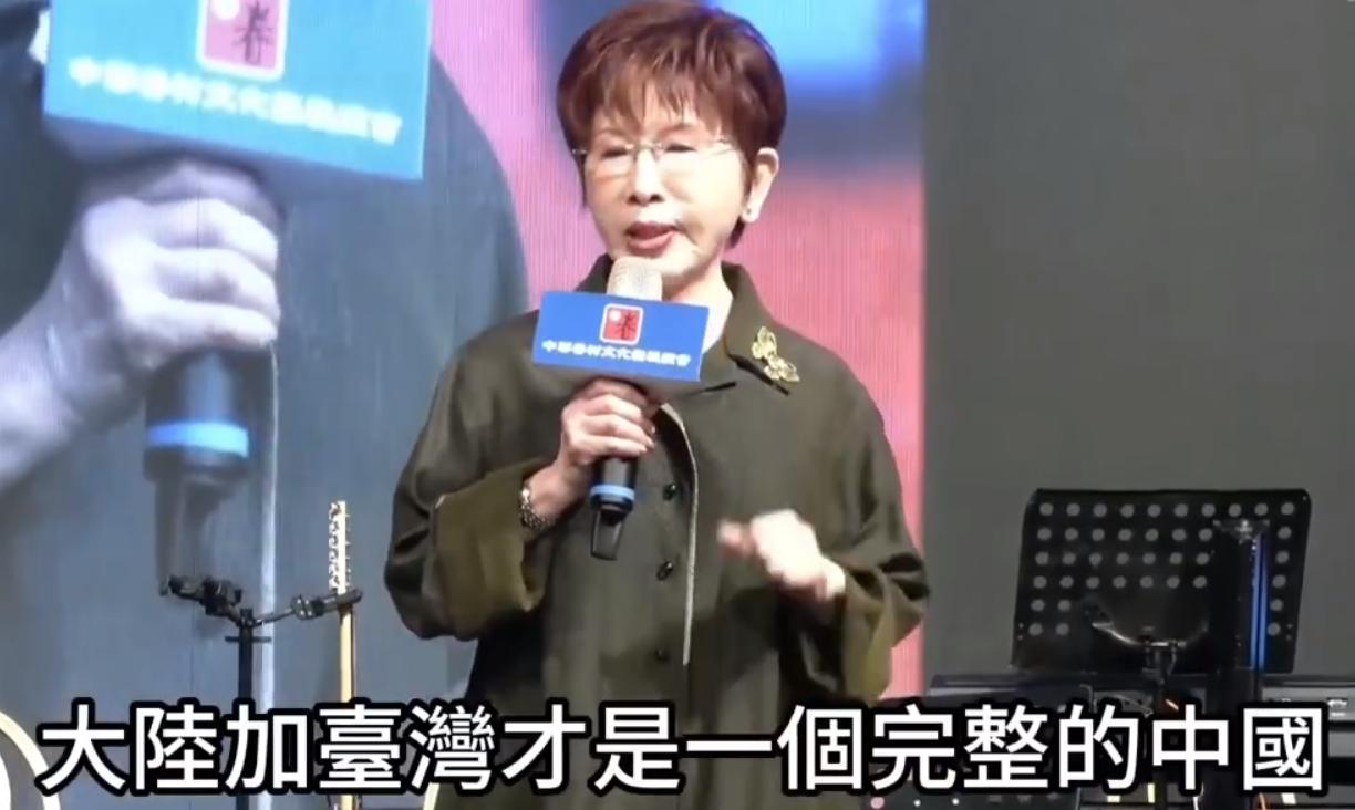 有段时间没有公开露面的洪秀柱，昨天参加了台湾一个眷村的活动，郑丽文、韩国瑜也同时
