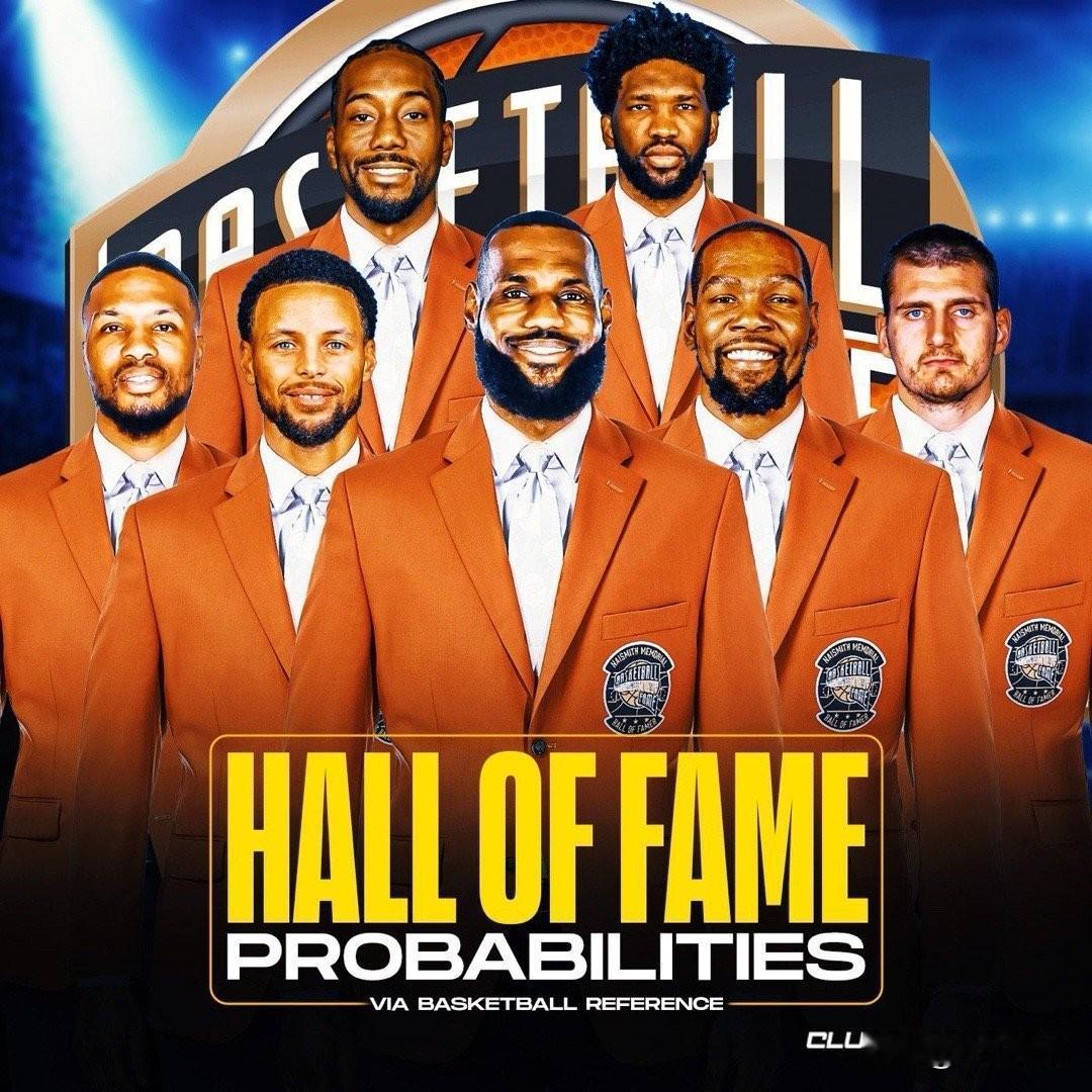 NBA：这些现役球员，谁有可能入选名人堂？