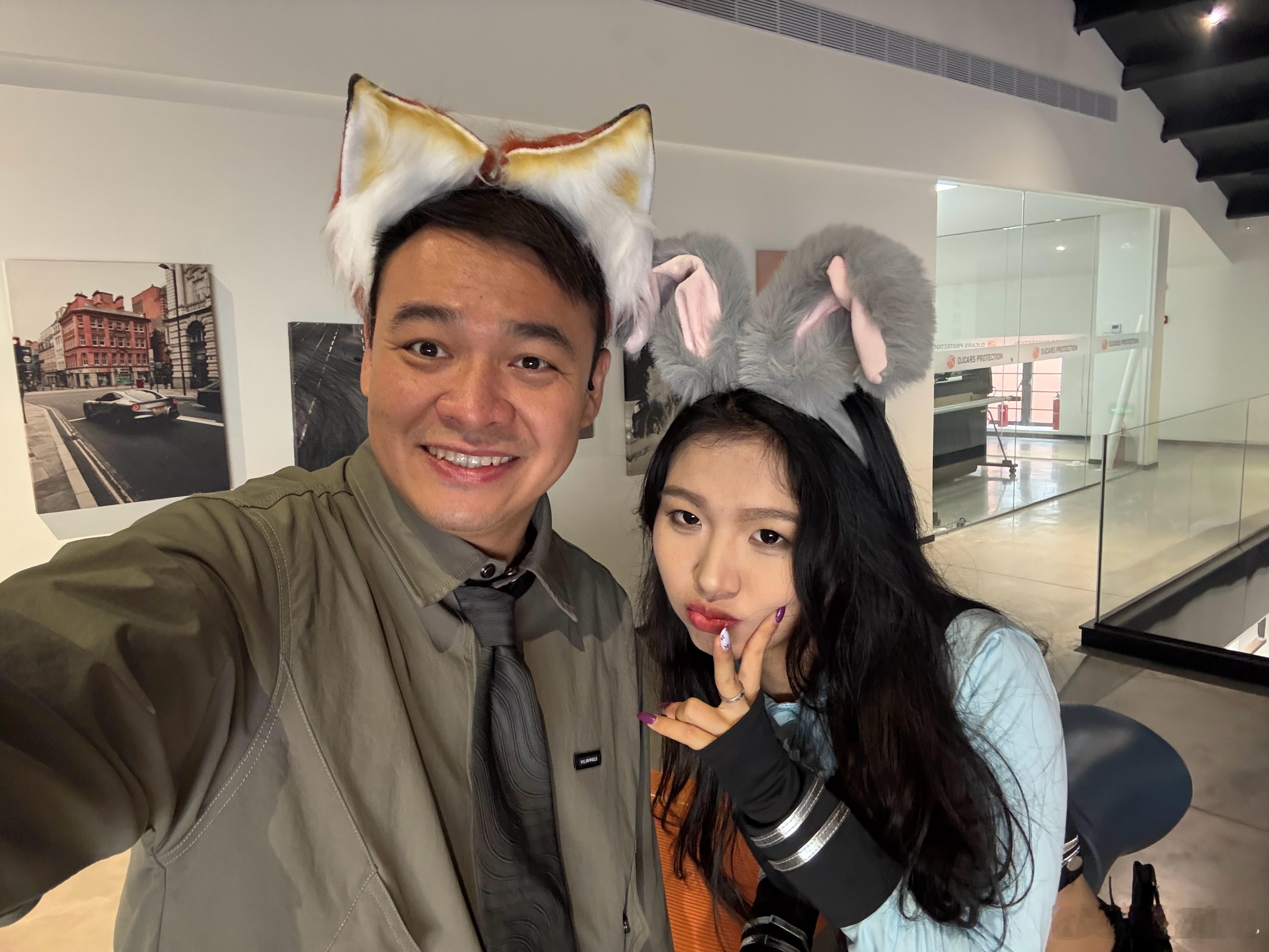 今天的张张与山山 