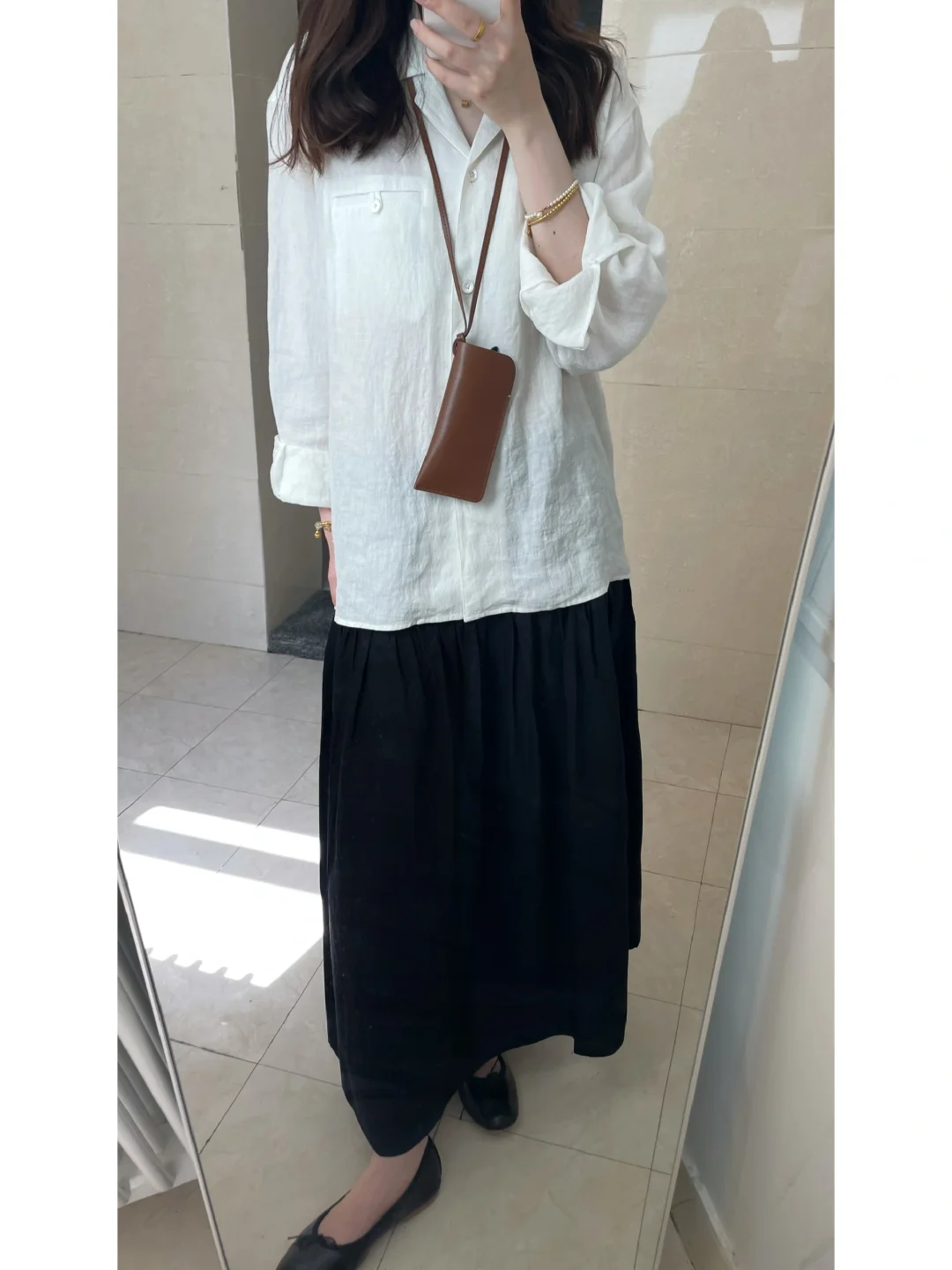 亚麻真的舒适又自在🚶🏻‍♀️