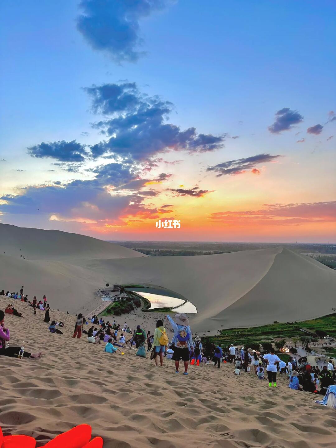 月牙泉现状❗️所以你们一点也不考虑一下再来