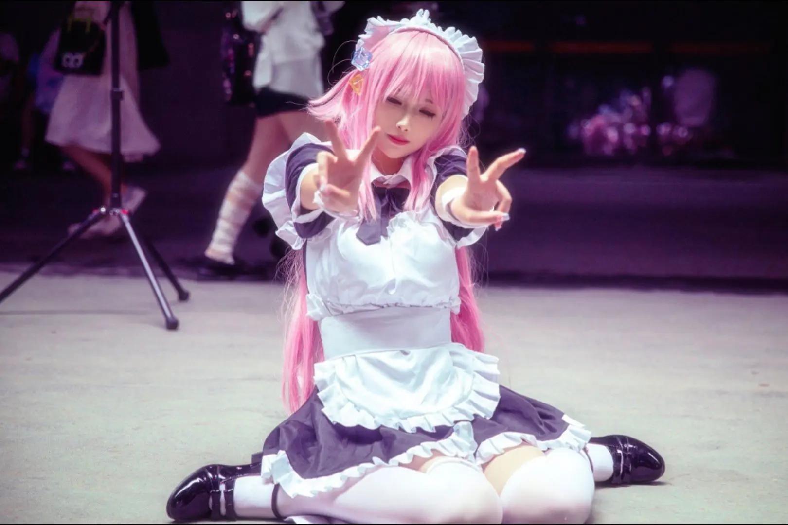 cosplay 漫展养眼造型大赏 女仆装 白丝yyds 一种很新的cosplay