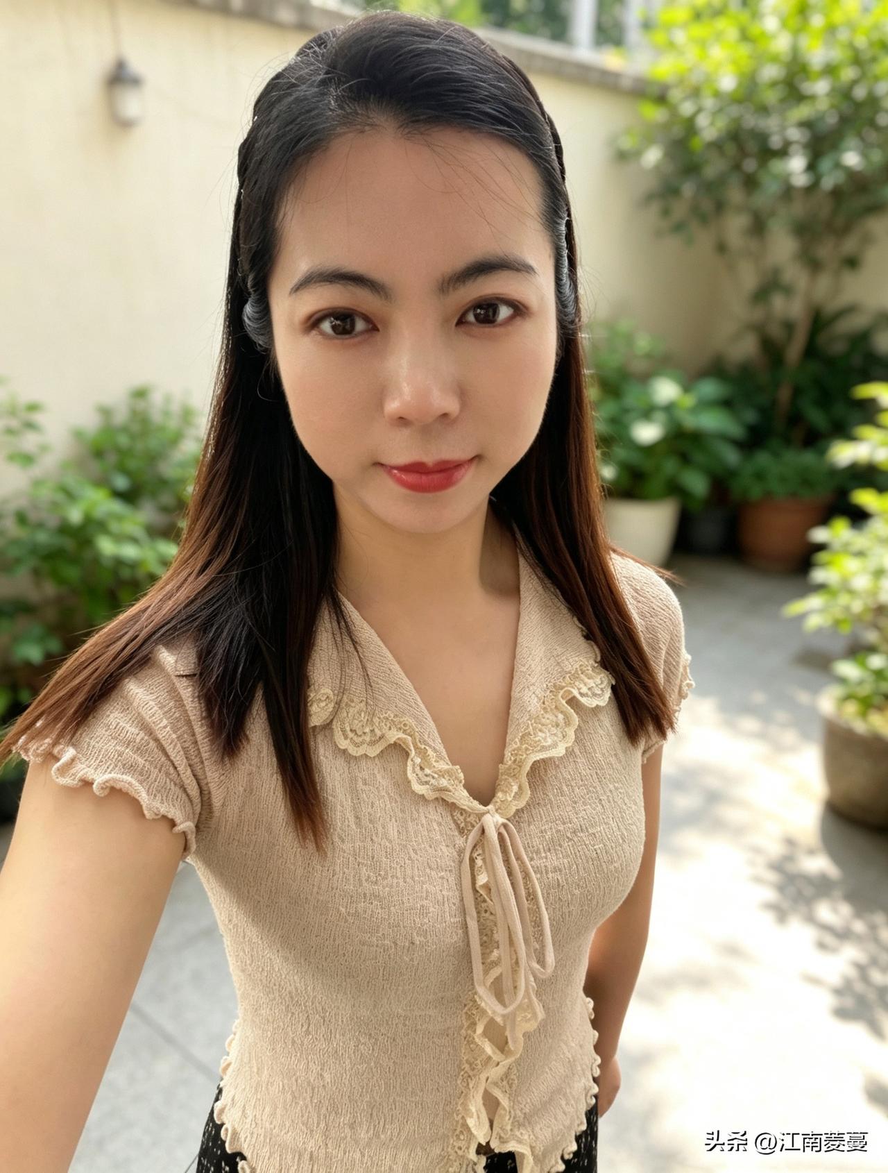 早已习惯利落短发的日子，如今看着慢慢垂落的长发，心境也跟着温柔下来。

重新留起