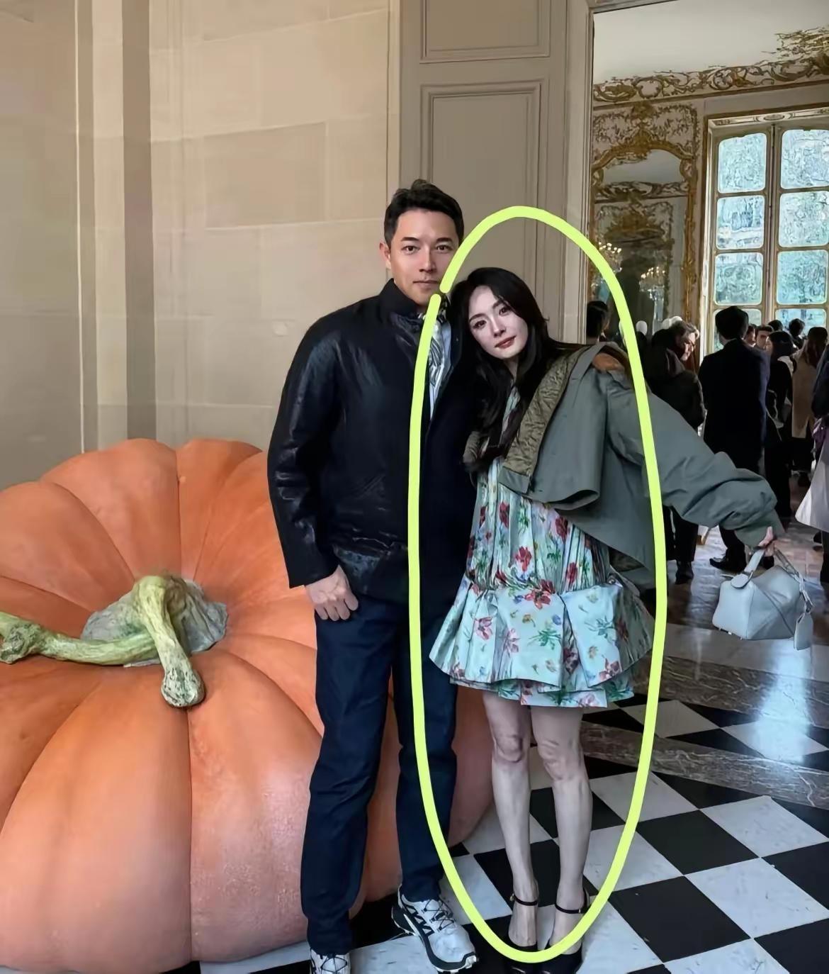 明星看脸根本看不出岁月催人老，看大腿的膝盖处就知道岁月不饶人，不知大明星美女杨幂