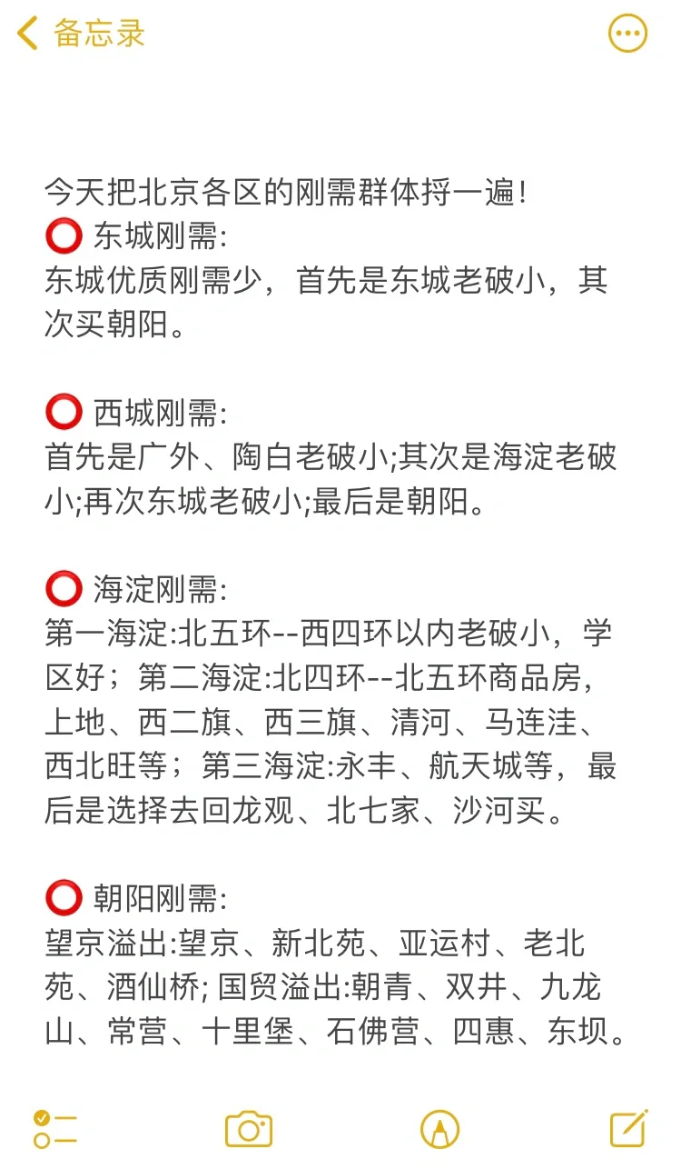 听劝❗️24年北京刚需买房重点板块指南～