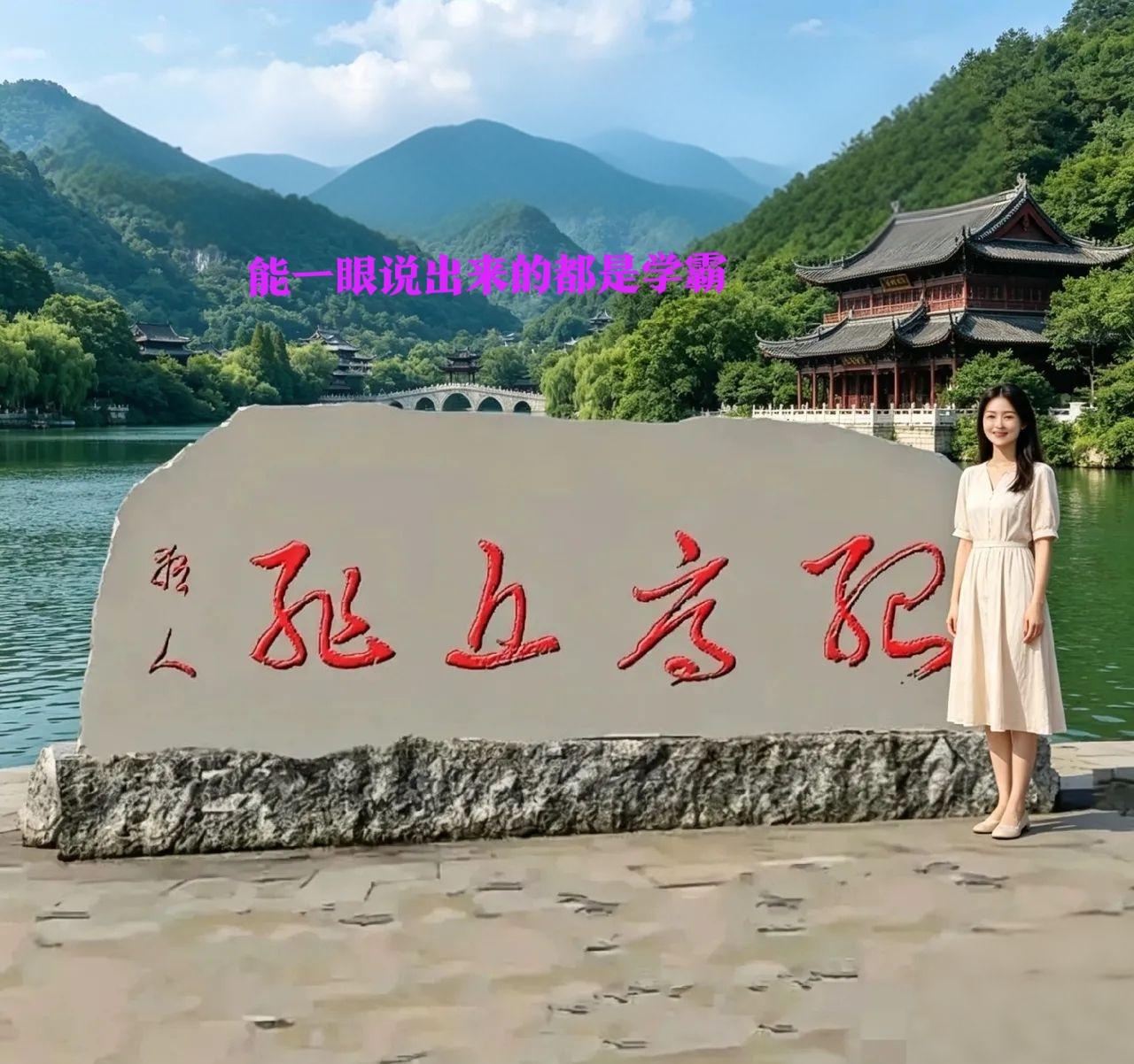 真不是吹的，
没有一点书法功底的，
是认不出这四个字，
能一下看出是哪四个字的，