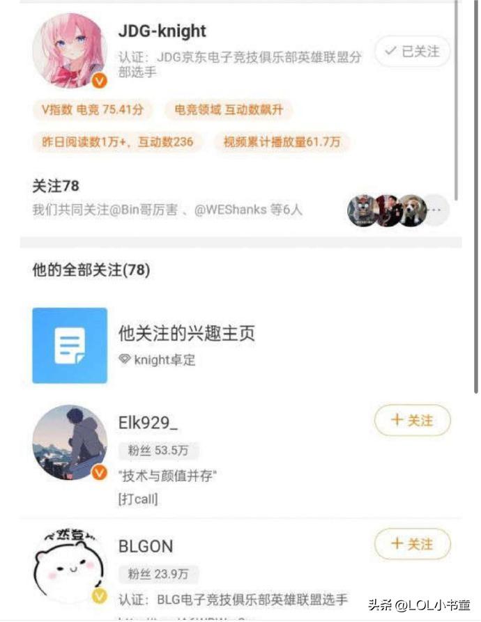 至臻华子究极进化版真要来了啊！BLGKnight好像已经成了~
Knight围脖