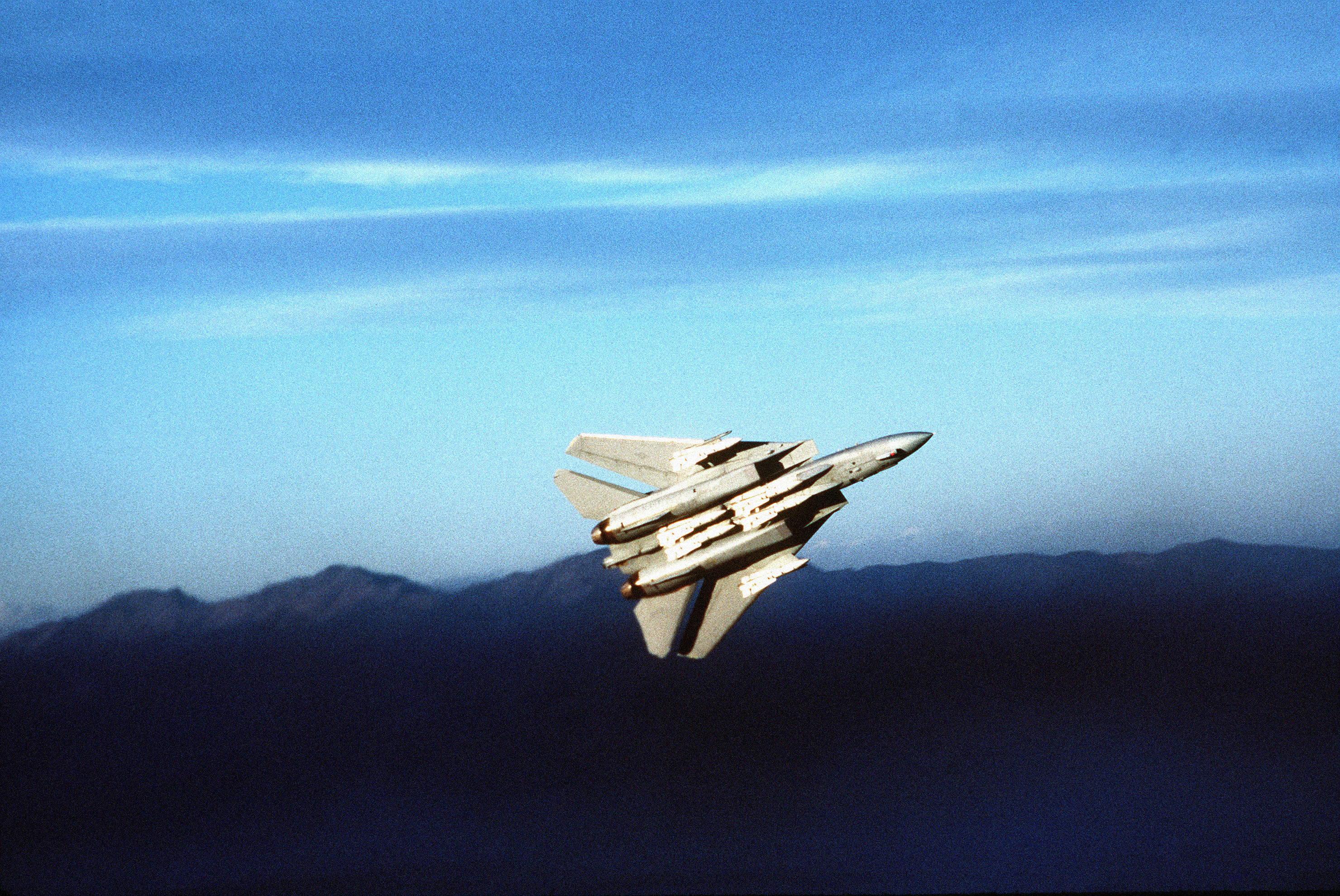 猫宁。挂载六发AIM-54凤凰导弹的F-14大猫 ​​​